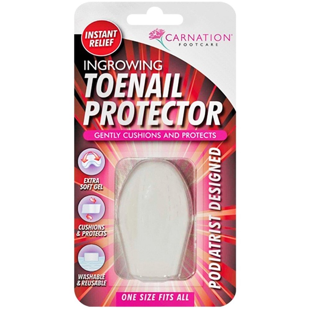 Vican Carnation Footcare Ingrowing Toenail Protector Προστατευτικό Δαχτύλων Ποδιού για την Αποφυγή Εσωτερικής Ανάπτυξης Νυχιού Μέσα στο Δέρμα One Size 1 Τεμάχιο