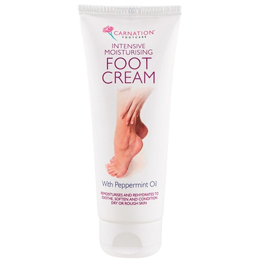 Vican Carnation Footcare Intensive Moisturising Foot Cream Εντατική Ενυδατική Κρέμα Ποδιών Κατά της Ξηρότητας & της Άγριας Υφής της Επιδερμίδας, με Ουρία & Έλαιο Μέντας 100ml