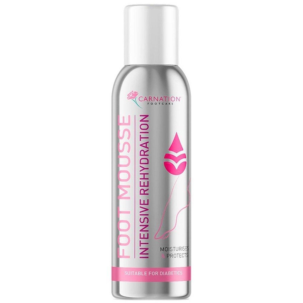 Vican Carnation Footcare Intensive Rehydration Foot Mousse Ενυδατικός Αφρός Ποδιών Εμπλουτισμένος με 12.5% Ουρία 150ml