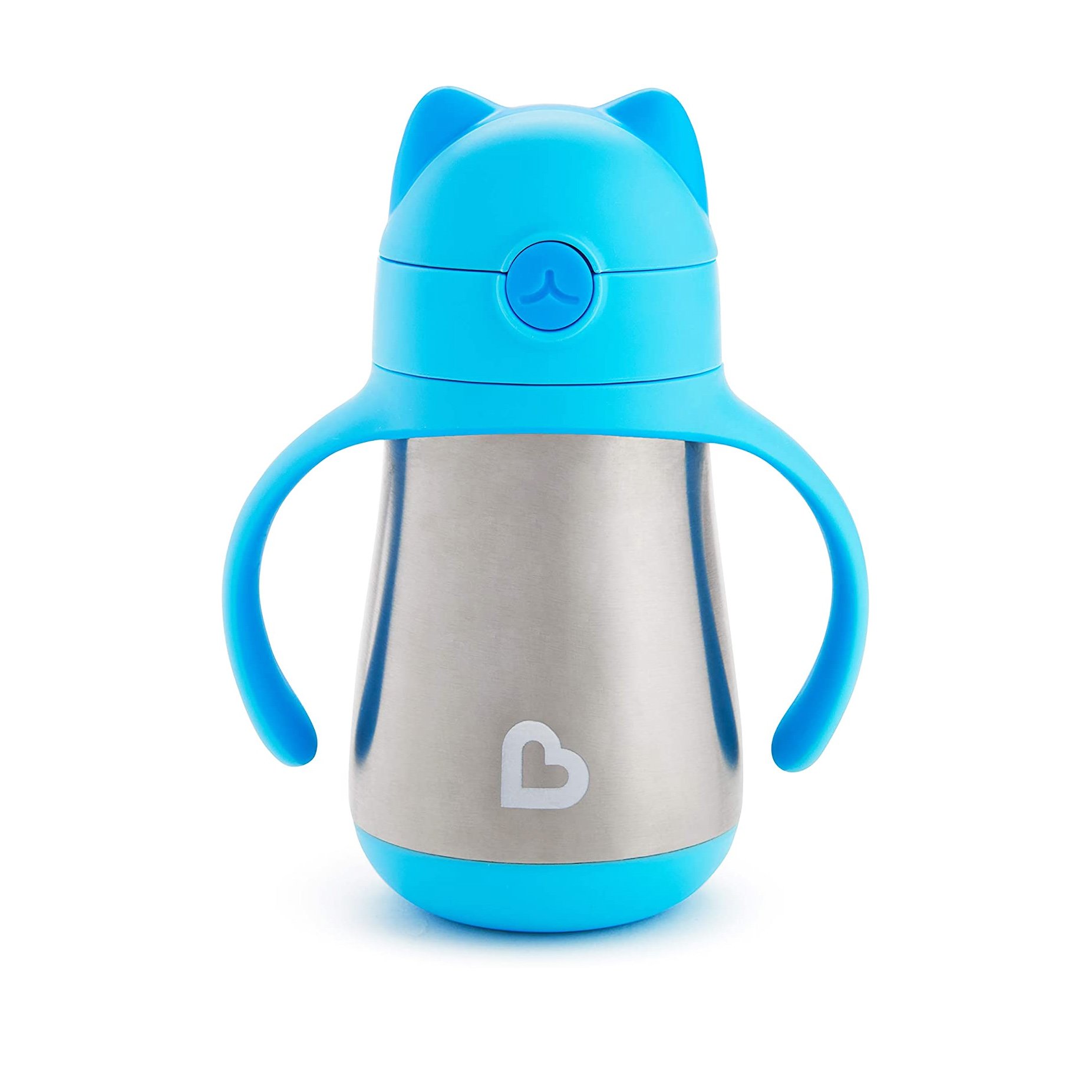 Munchkin Munchkin Cool Cat Ανοξείδωτο Θερμός Γαλάζιο 237ml