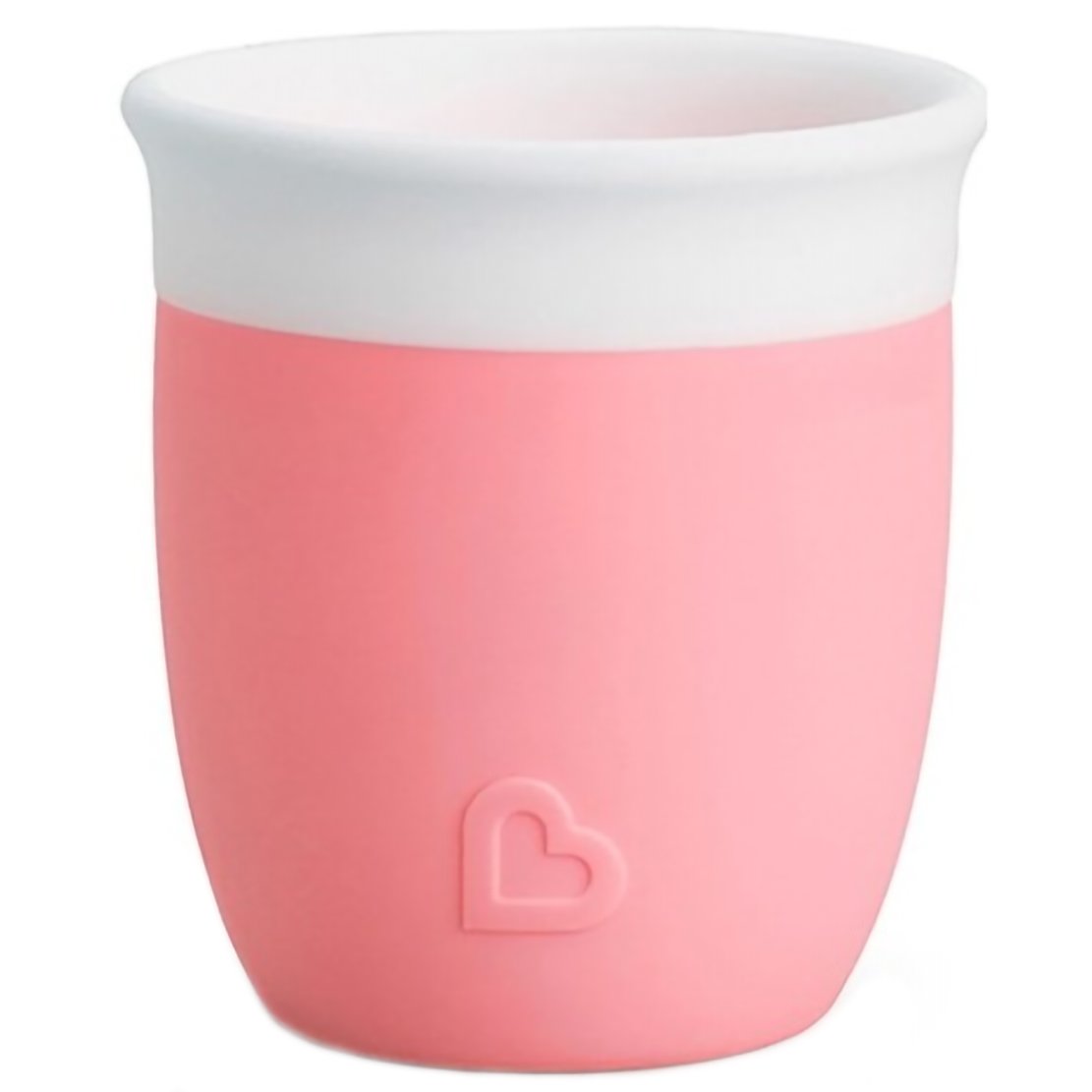 Munchkin Munchkin C'est Silicone Open Training Cup Εκπαιδευτικό Κύπελο Κατάλληλο για τα Ευαίσθητα Ούλα του Μωρού 4m+, 59ml, Κωδ 90057 - Ανοιχτό Ροζ