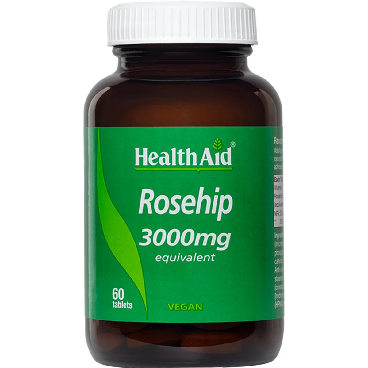 Health Aid Health Aid Rosehip 3000mg Συμπλήρωμα Διατροφής Εκχυλίσματος Αγριοτριανταφυλλιάς & Βιταμίνης C Κατά της Οστεοαρθρίτιδας & των Φλεγμονών 60tabs