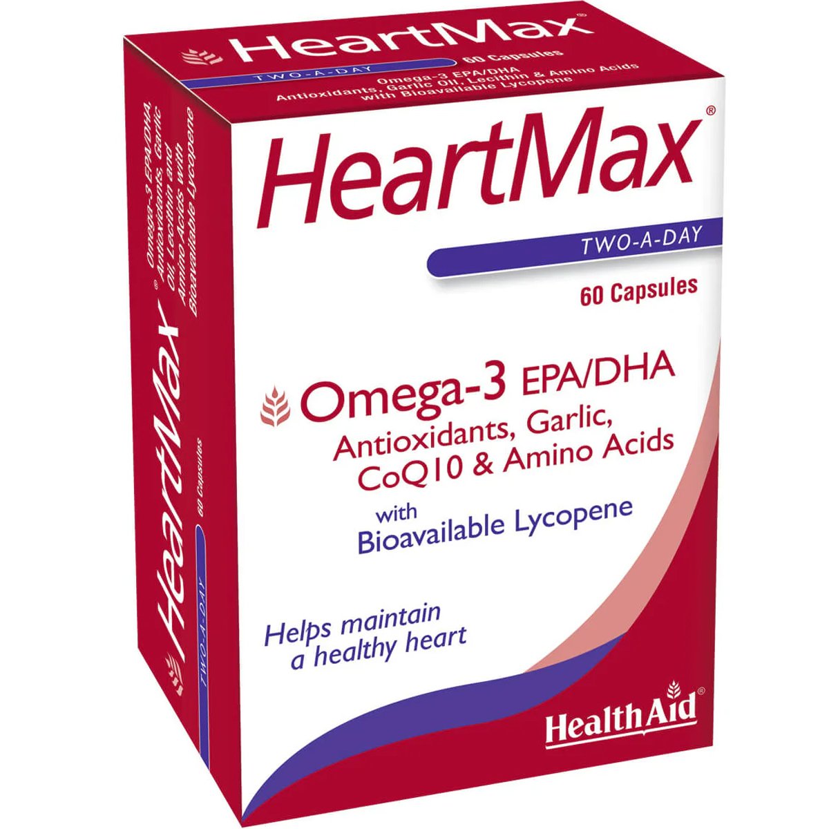 Health Aid Health Aid HeartMax Συμπλήρωμα Διατροφής Ω3 Λιπαρών Οξέων, Λάδι Σκόρδου, Ενζύμων & Μετάλλων για την Καλή Λειτουργία της Καρδιάς & Ολοκληρωμένη Προστασία του Καρδιαγγειακού Συστήματος 60caps
