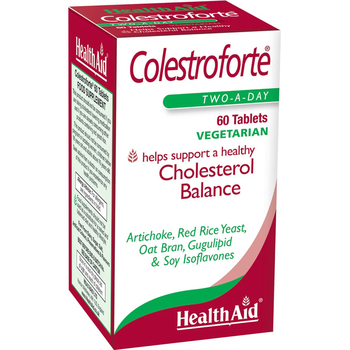 Health Aid Health Aid Colestroforte Συμπλήρωμα Διατροφής Κόκκινης Μαγιάς, Χρωμίου, Αμινοξέων & Εκχυλίσματος Βοτάνων για Υγιή Επίπεδα Χοληστερόλης & Καρδιαγγειακή Ευεξία 60tabs