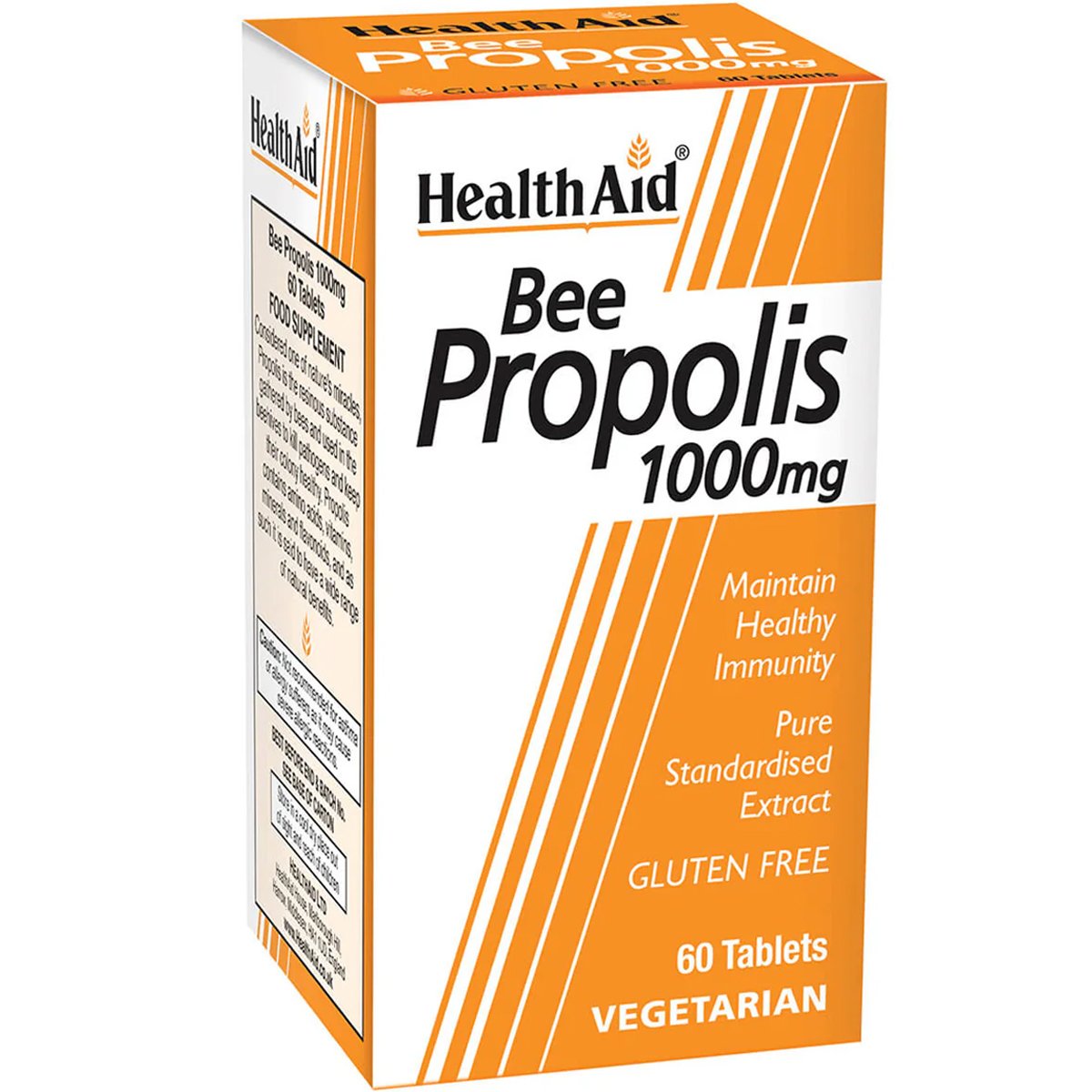 Health Aid Bee Propolis 1000mg Συμπλήρωμα Διατροφής Εκχυλίσματος Πρόπολης για Θωράκιση του Ανοσοποιητικού με Ισχυρές Αντιμικροβιακές & Αντιοξειδωτικές Ιδιότητες 60tabs