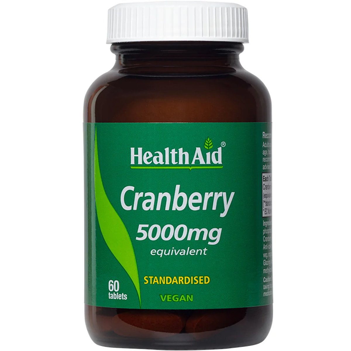 Health Aid Health Aid Cranberry 5000mg Συμπλήρωμα Διατροφής Εκχυλίσματος Κράνμπερι για Αντιμετώπιση των Ουρολοιμώξεων & την Καλή Υγεία του Ουροποιητικού Συστήματος 60tabs
