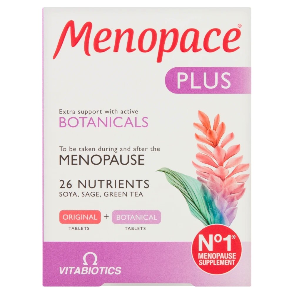 Vitabiotics Menopace Plus Ταμπλέτες Βοτάνων Με Φυτοοιστρογόνα 56tabs