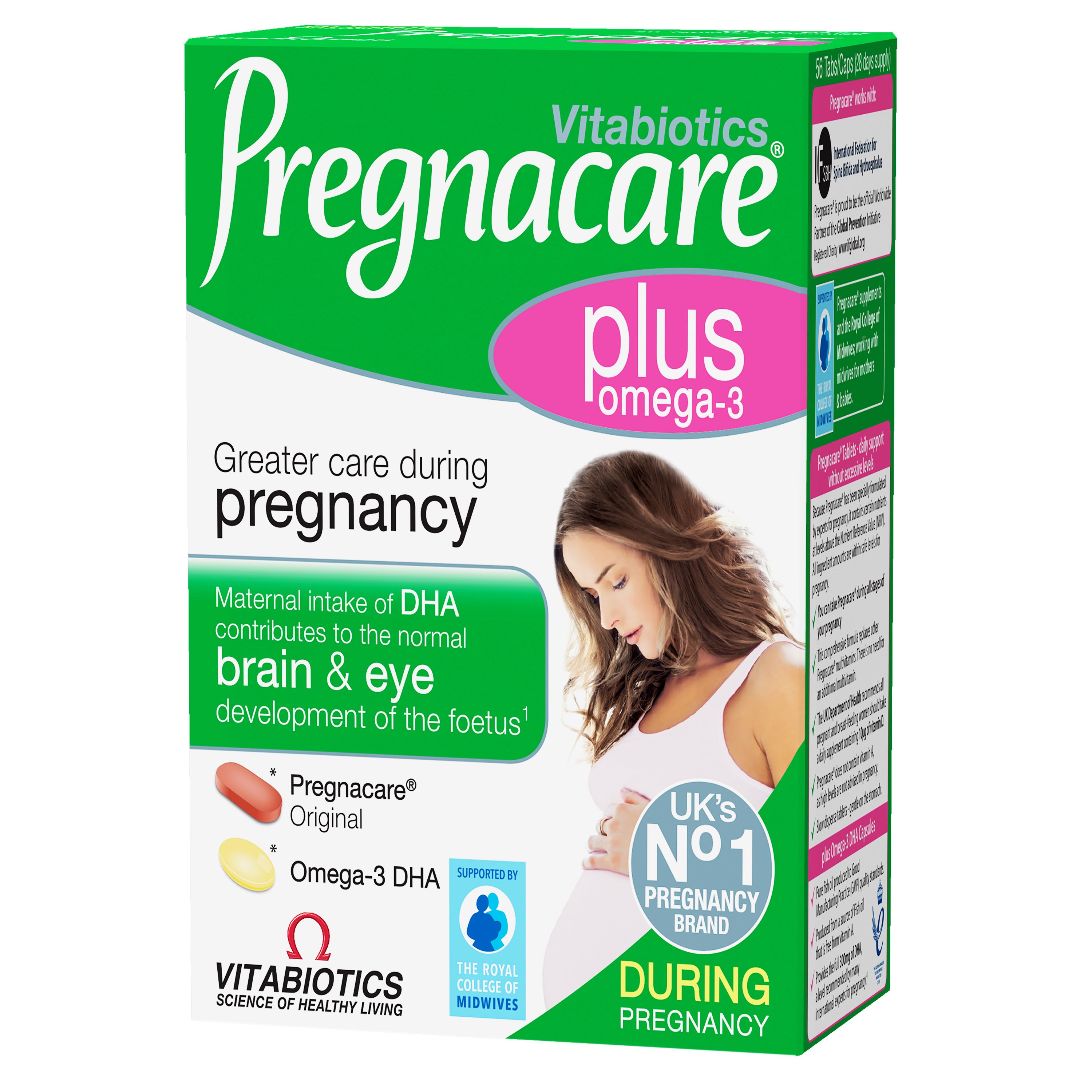 Vitabiotics Pregnacare Plus Συμπλήρωμα Διατροφής Ενισχυμένη Διατροφική Φροντίδα για τη Μητέρα και το Έμβρυο 28tabs & 28caps