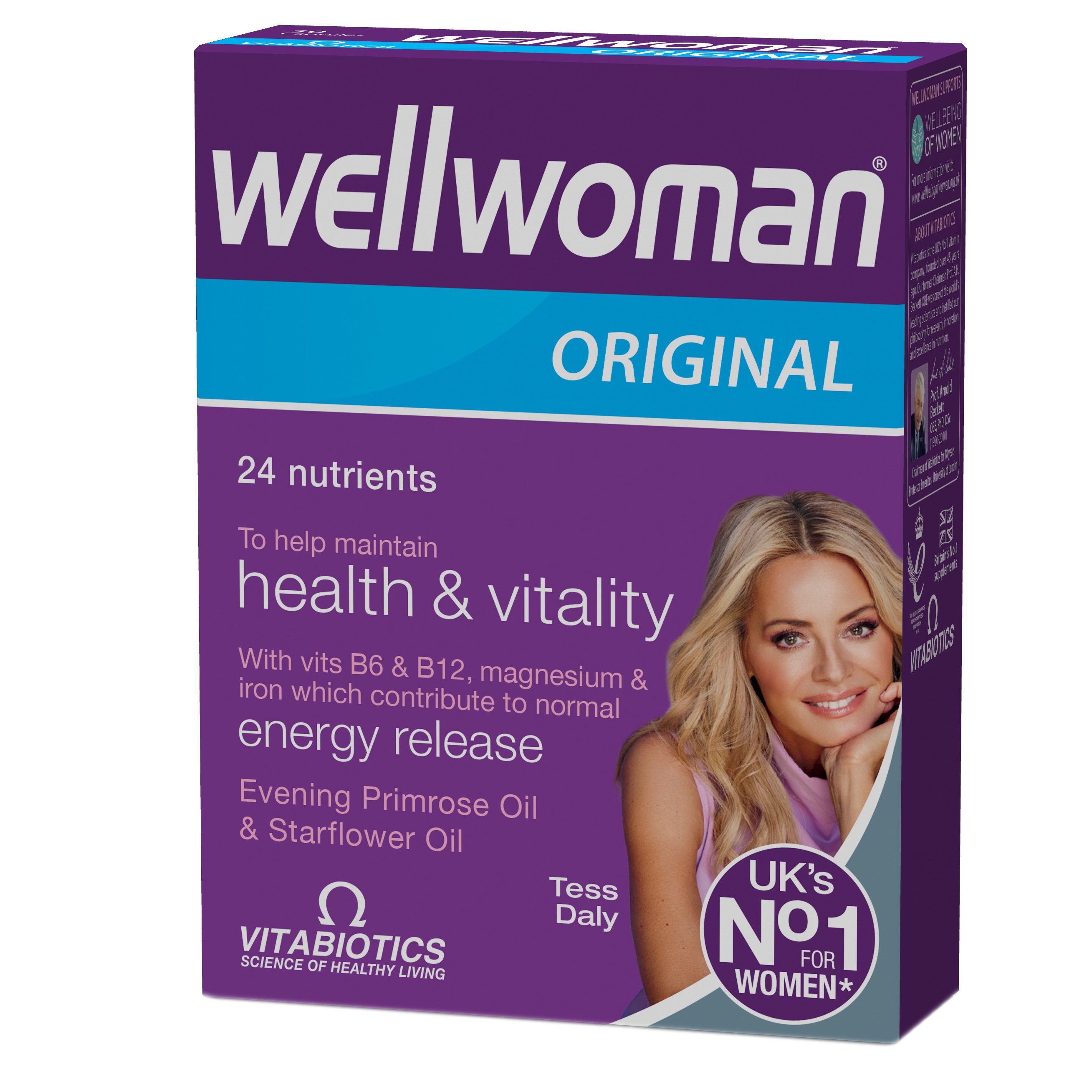 Vitabiotics Wellwoman Original Συμπλήρωμα Διατροφής Μοναδική Σύνθεση Φυτικών Εκχυλισμάτων 30tabs