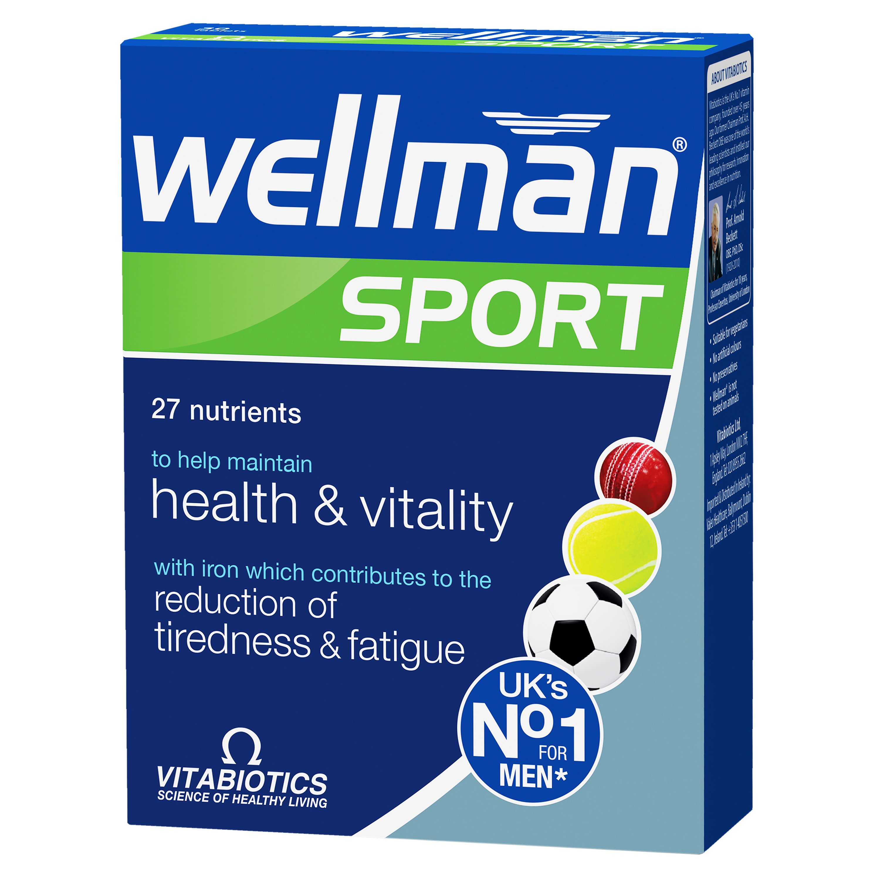 Vitabiotics Vitabiotics Wellman Sport Ειδικά Σχεδιασμένη για Άνδρες που Αθλούνται 30tabs