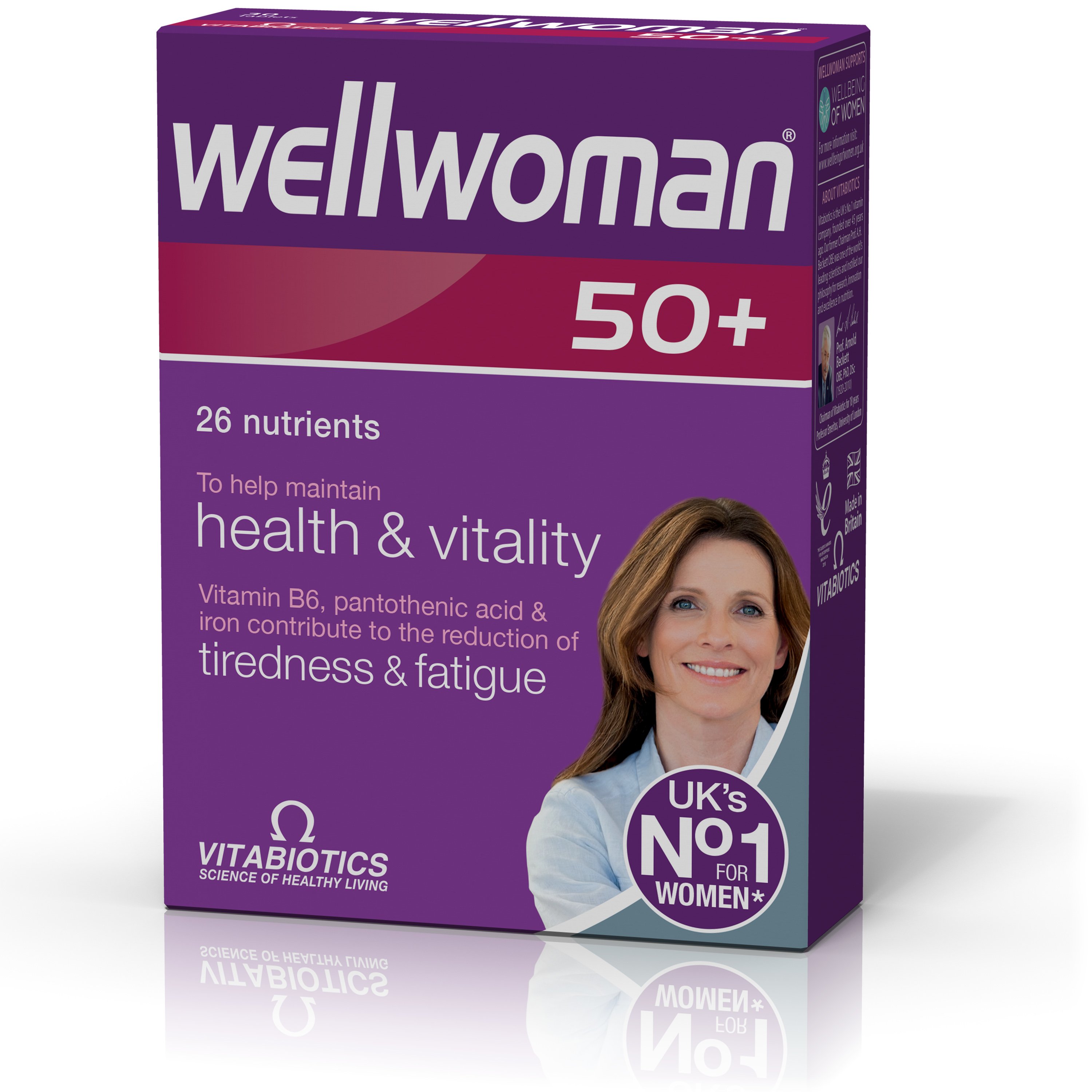 Vitabiotics Wellwoman 50+ Συμπλήρωμα Διατροφής Ειδικά Σχεδιασμένο για Γυναίκες Άνω των 50 Ετών 30tabs