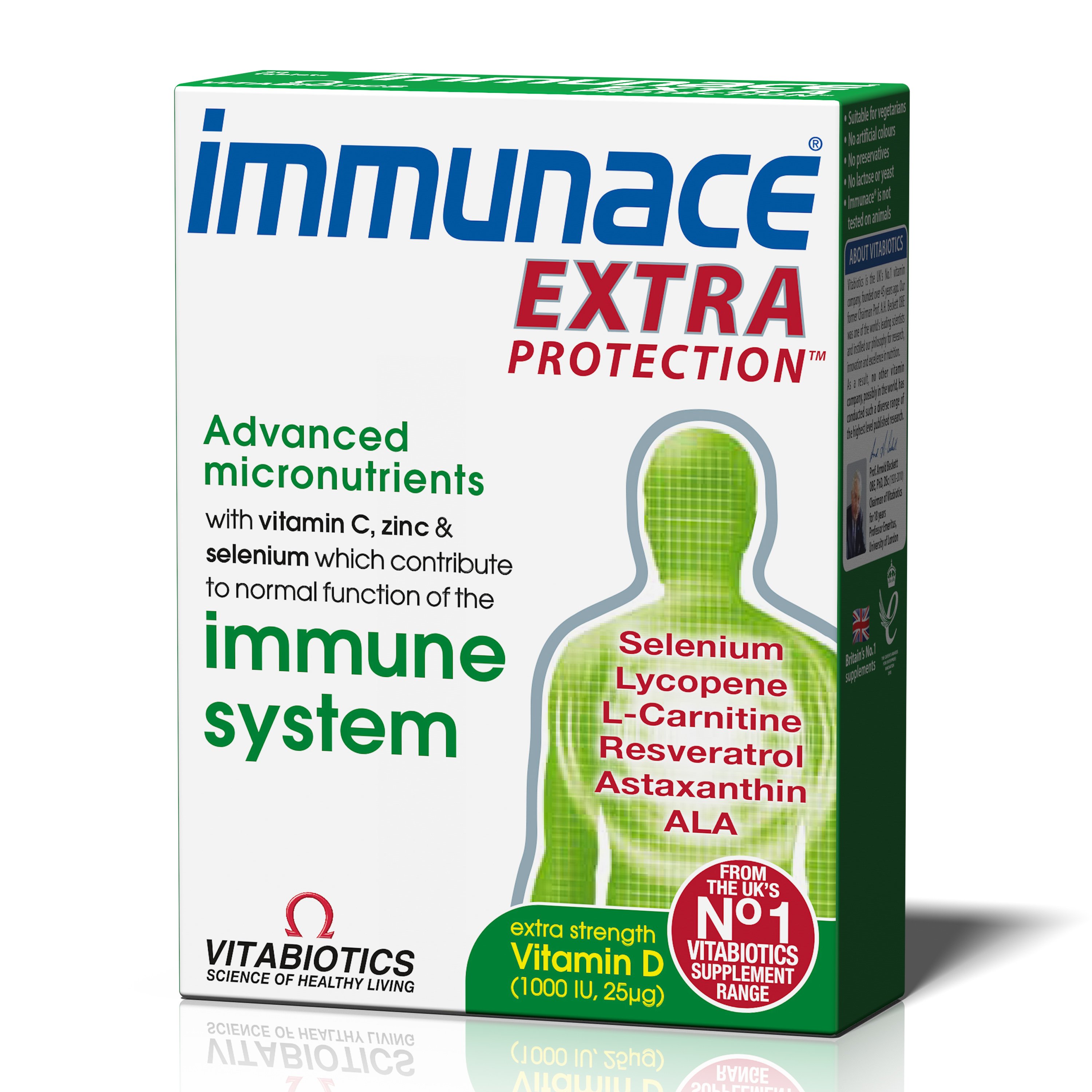 Immunace Extra Protection Συμπλήρωμα Διατροφής για το Ανοσοποιητικό 30δισκία