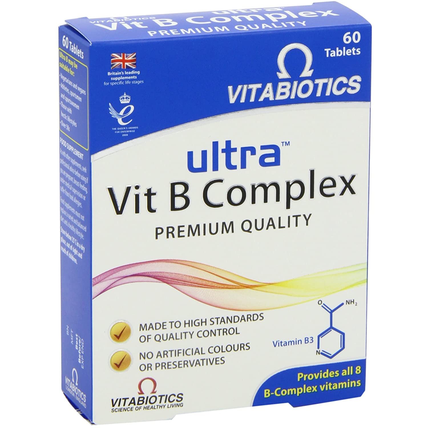 Vitabiotics Ultra Vitamin B Complex 60 Tabs