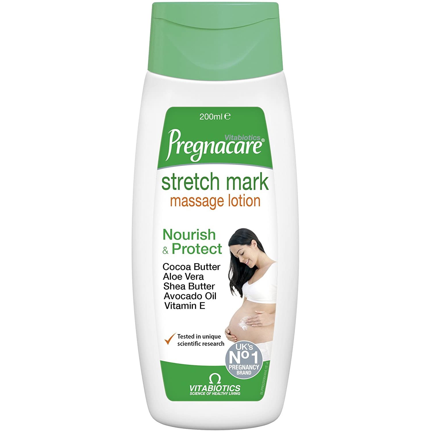 Vitabiotics Vitabiotics Pregnacare Stretch Mark Nourish & Protect Massage Λοσιόν για Θρέψη & Προστασία του Δέρματος Από τις Ραγάδες 200ml