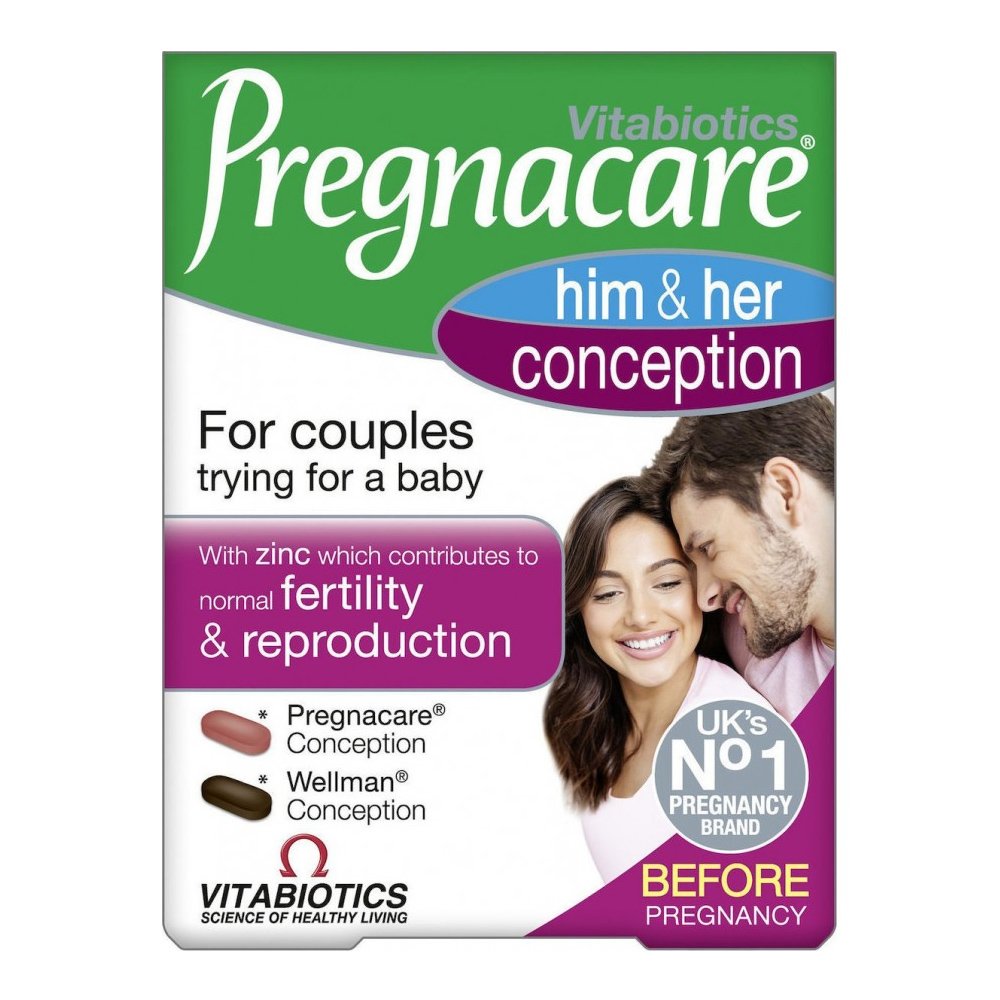 Vitabiotics Pregnacare His & Her Συμπλήρωμα Διατροφής Για Την Αναπαραγωγική Υγεία 30tabs & 30tabs
