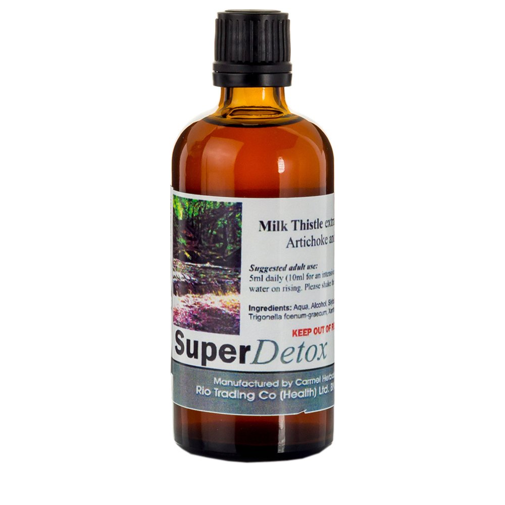 Rio Amazon Super Detox Συμπλήρωμα Διατροφής με Μίγμα 3 Βοτάνων για Προστατευτική και Αποτοξινωτική Δράση στο Ήπαρ 100ml