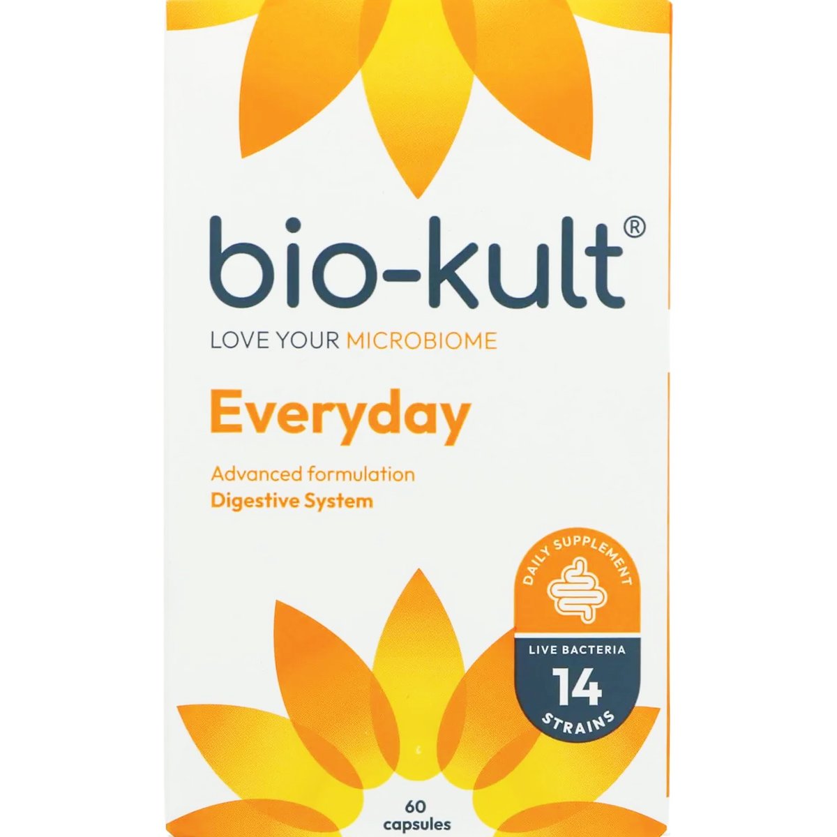 Protexin Bio-Kult Everyday Advanced Formulation Digestive System Συμπλήρωμα Διατροφής με Προβιοτκά για τη Διατήρηση της Υγείας του Πεπτικού & Ανοσοποιητικού Συστήματος 60caps