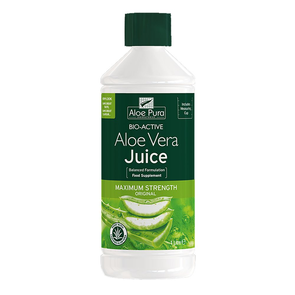 Optima Aloe Vera Juice Maximum Strength 100% Φυσικός Χυμός Αλόης 1L 11961