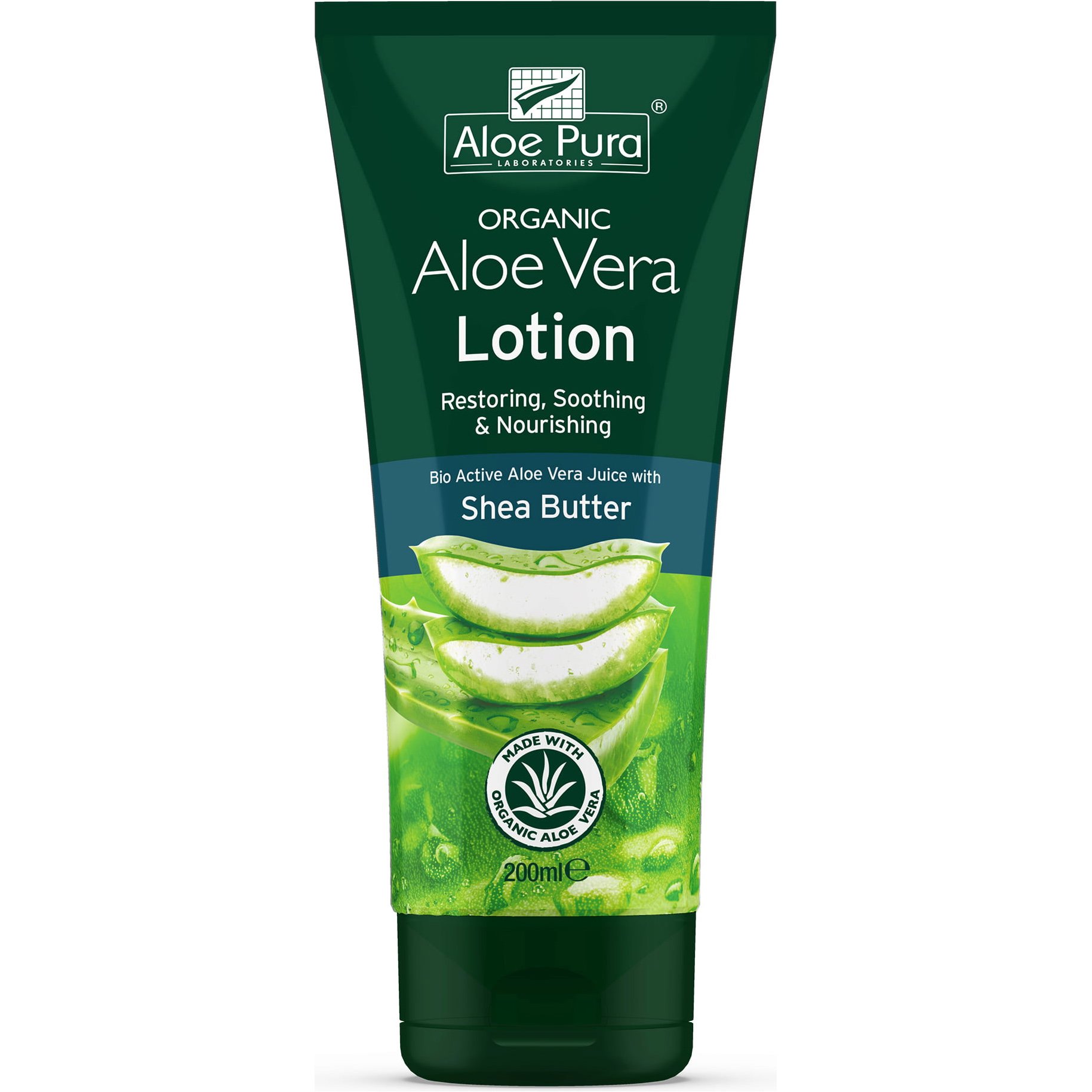Optima Organic Aloe Vera Body Lotion 200ml