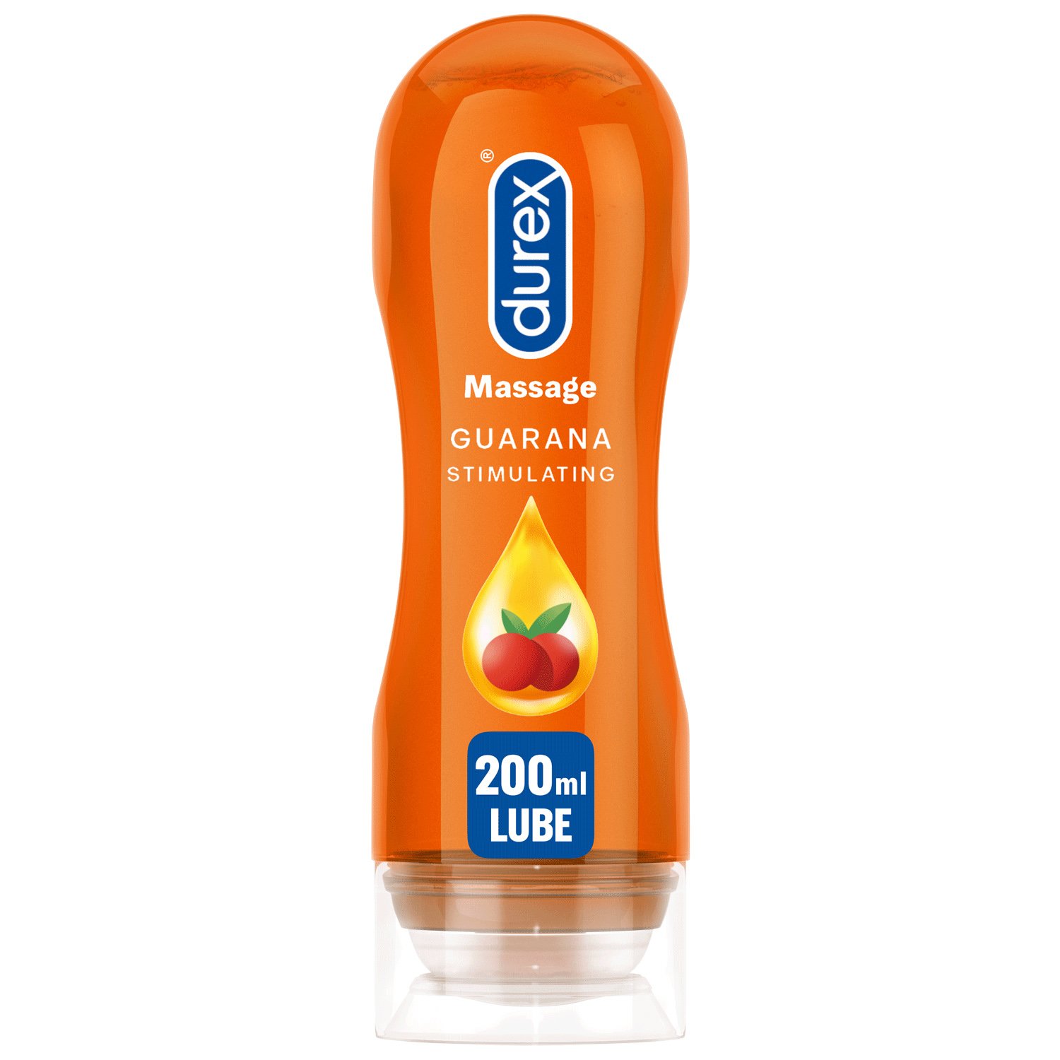 Durex Play Massage 2 in 1 Guarana Λιπαντικό Μεταξένιο και Αισθησιακό Χάδι 200ml