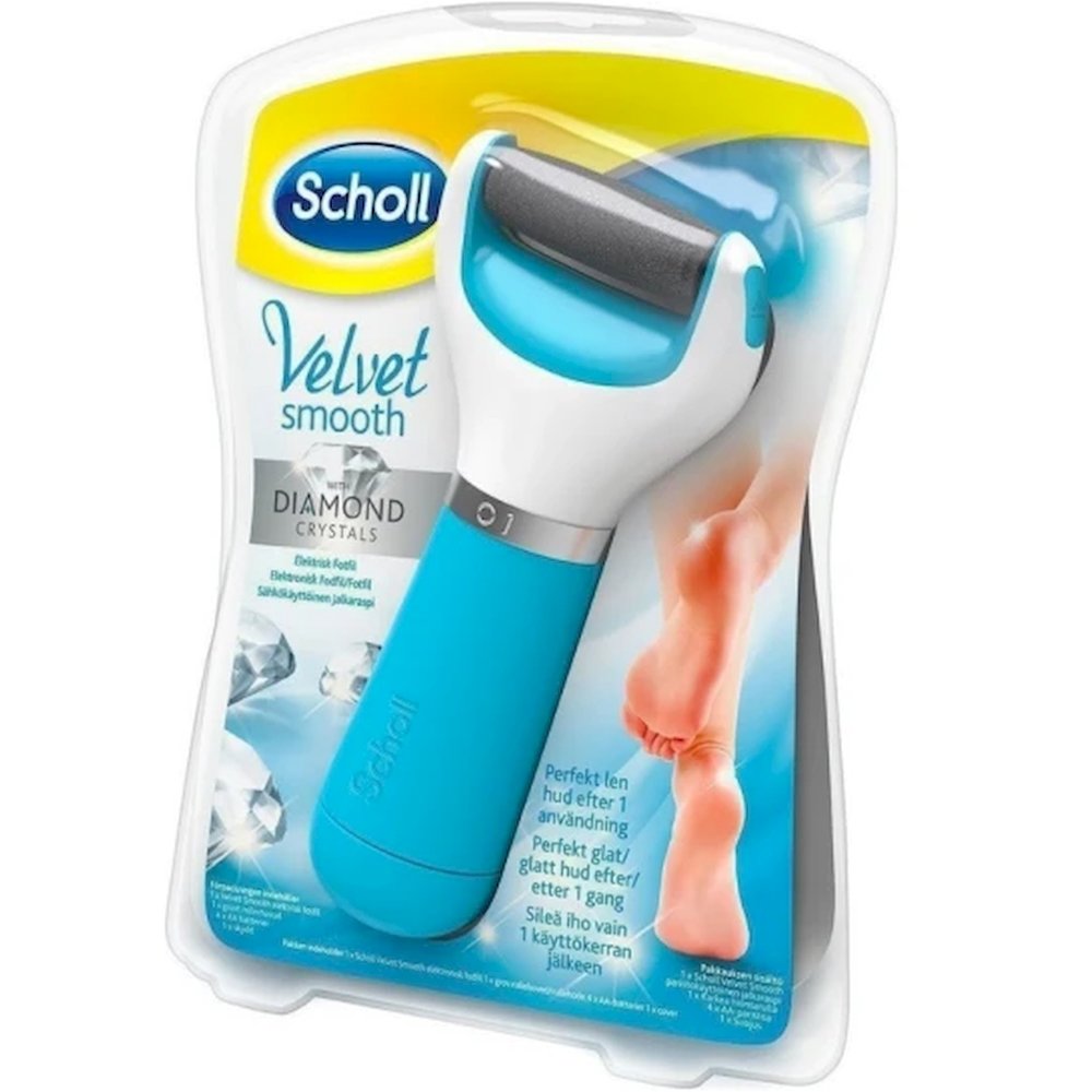 Scholl Scholl Velvet Smooth Diamond Crystals Ηλεκτρική Λίμα Ποδιών με Κρυστάλλους Διαμαντιών 1 Τεμάχιο