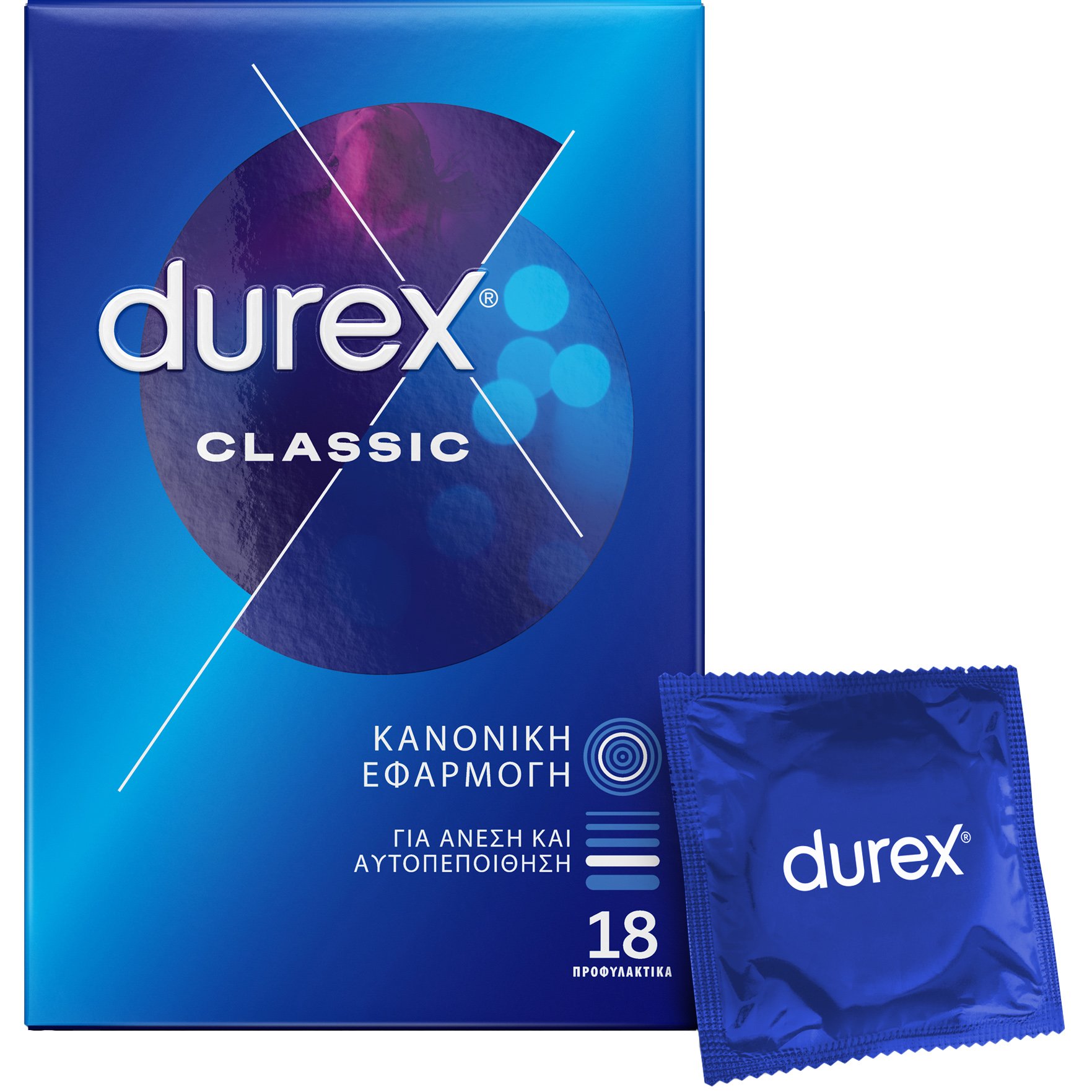 Durex Durex Classic 18 Τεμάχια,«Κλασικά» Durex Classic «Κλασικά» Προφυλακτικά 18 Τεμάχια