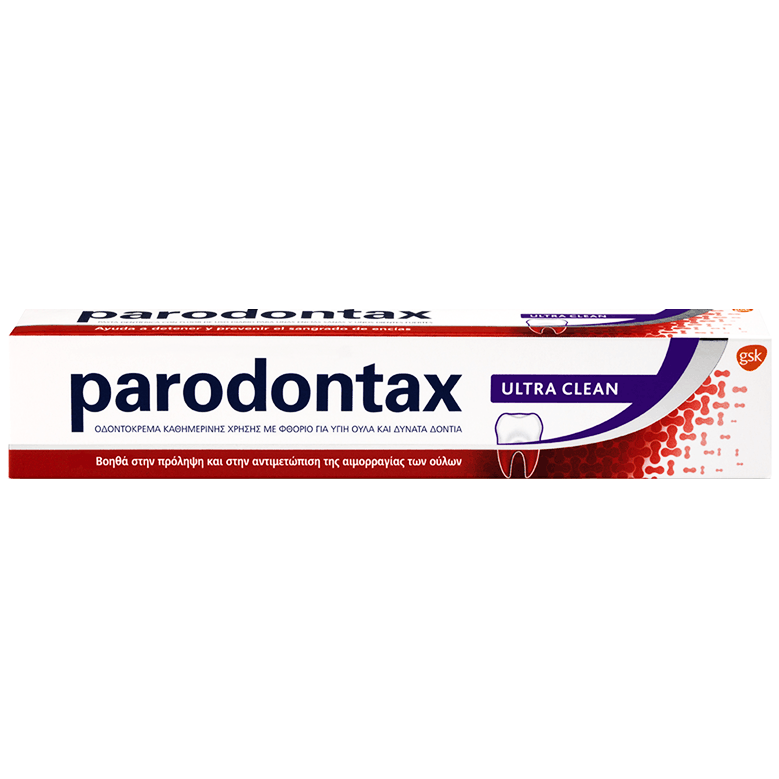 Parodontax Ultra Clean Οδοντόκρεμα Για Ούλα που Αιμορραγούν 75ml