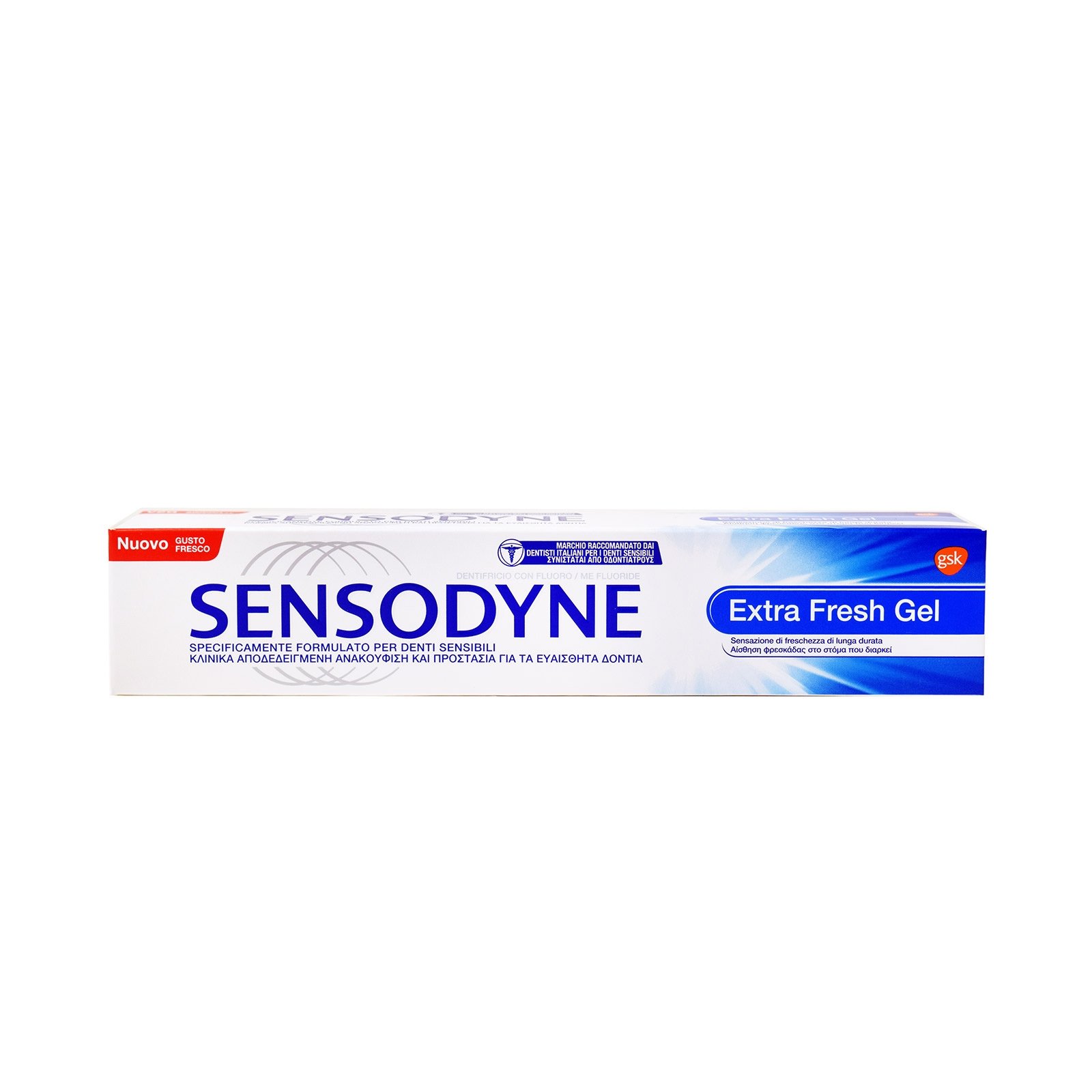 Sensodyne Extra Fresh Gel Οδοντόπαστα με Κλινικά Αποδεδειγμένη Ανακούφιση για τα Ευαίσθητα Δόντια 75ml
