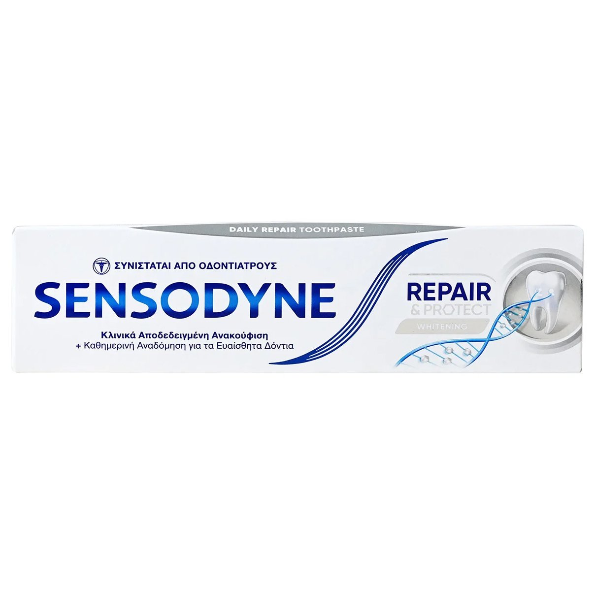 Sensodyne Repair & Protect Whitening Οδοντόκρεμα Καθημερινής Χρήσης που Αναδομεί – Ενδυναμώνει – Προστατεύει τα Δόντια 75ml