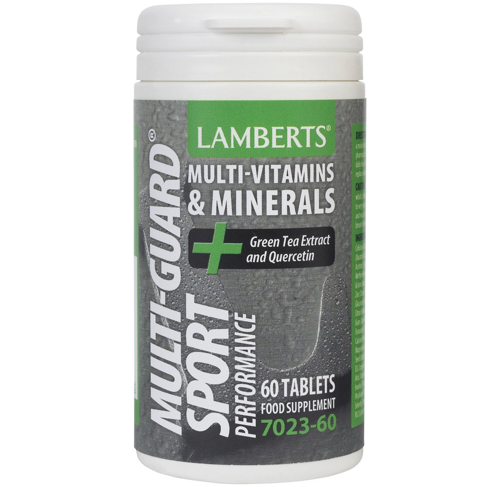 Lamberts Multi Guard Sport Συμπλήρωμα Διατροφής Φόρμουλας Πολυβιταμινών & Μετάλλων για Άτομα που Ακολουθούν Απαιτητικό Πρόγραμμα Εκγύμνασης 60tabs