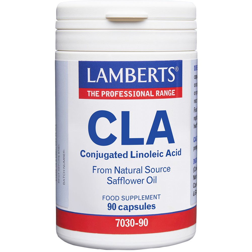 Lamberts Lamberts CLA 1000mg Συμπλήρωμα Διατροφής Συζευγμένου Λινολεϊκού Οξέος Φυτικής Προέλευσης για τη Διατήρηση της Ισορροπίας Μεταξύ του Μυϊκού & Λιπώδους Ιστού & Έλεγχο Βάρους 90caps
