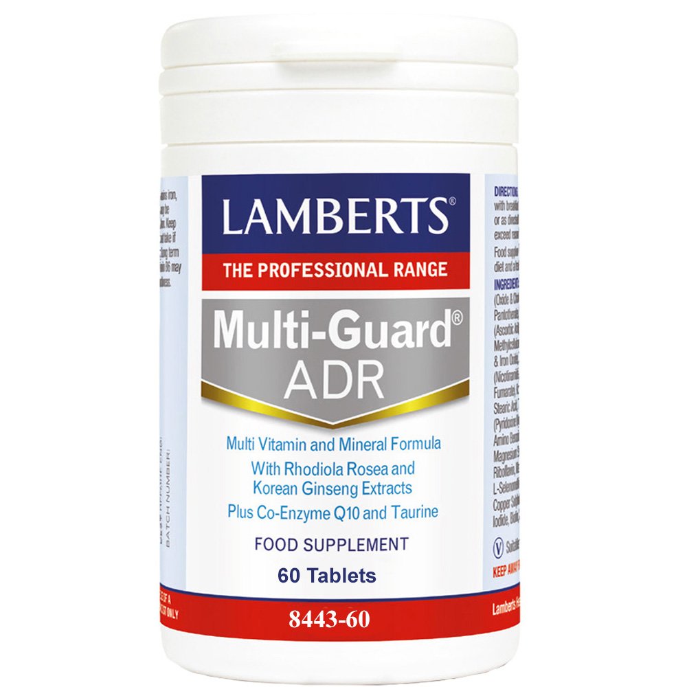 Lamberts Multi-Guard ADR Συμπλήρωμα Διατροφής για την Αντιμετώπιση της Ψυχολογικής & Σωματικής Κόπωσης 60tabs