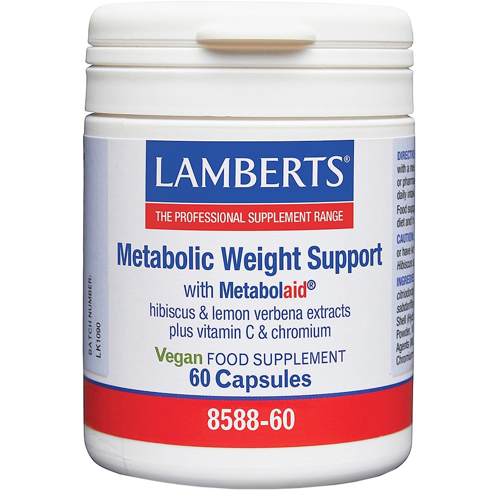 Lamperts Metabolic Weight Support Συμπλήρωμα Διατροφής Εκχυλίσματος Βοτάνων με Βιταμίνη C & Χρώμιο για Ενίσχυση του Μεταβολισμού, Έλεγχο της Όρεξης μέσω της Αύξησης του GLP-1 & Αποτελεσματική Διαχείριση Βάρους 60caps