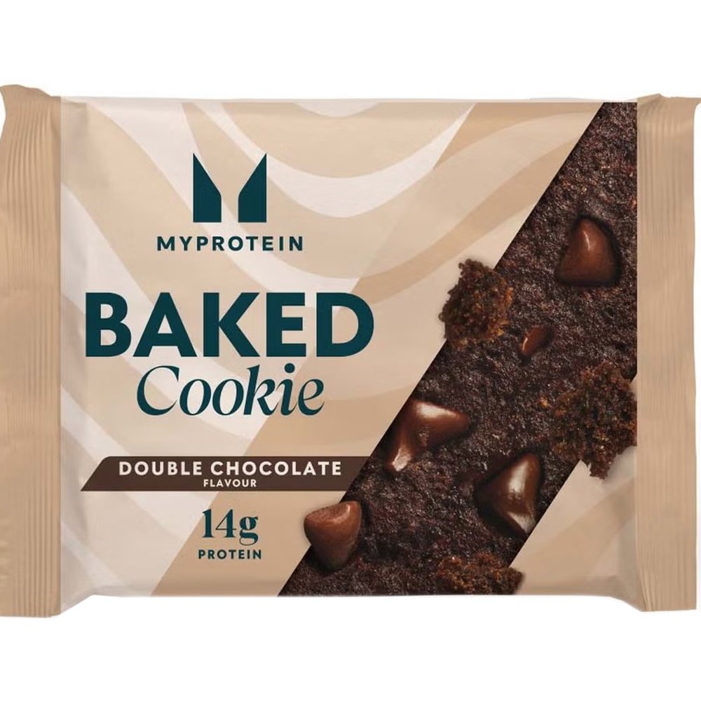 My Protein My Protein Baked Cookie Ψημένο Μπισκότο Πλούσιο σε Πρωτεΐνη με Γεύση Σοκολάτας & Κομμάτια Μαύρης Σοκολάτας 75g 1 Τεμάχιο - Double Chocolate