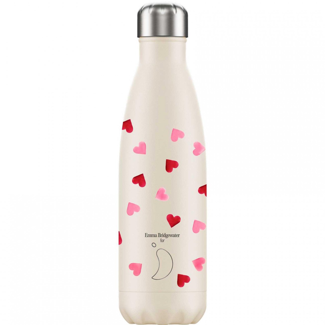 Chilly’s Bottle Hearts Ανοξείδωτο Θερμός με Σχέδιο Καρδιές 260ml