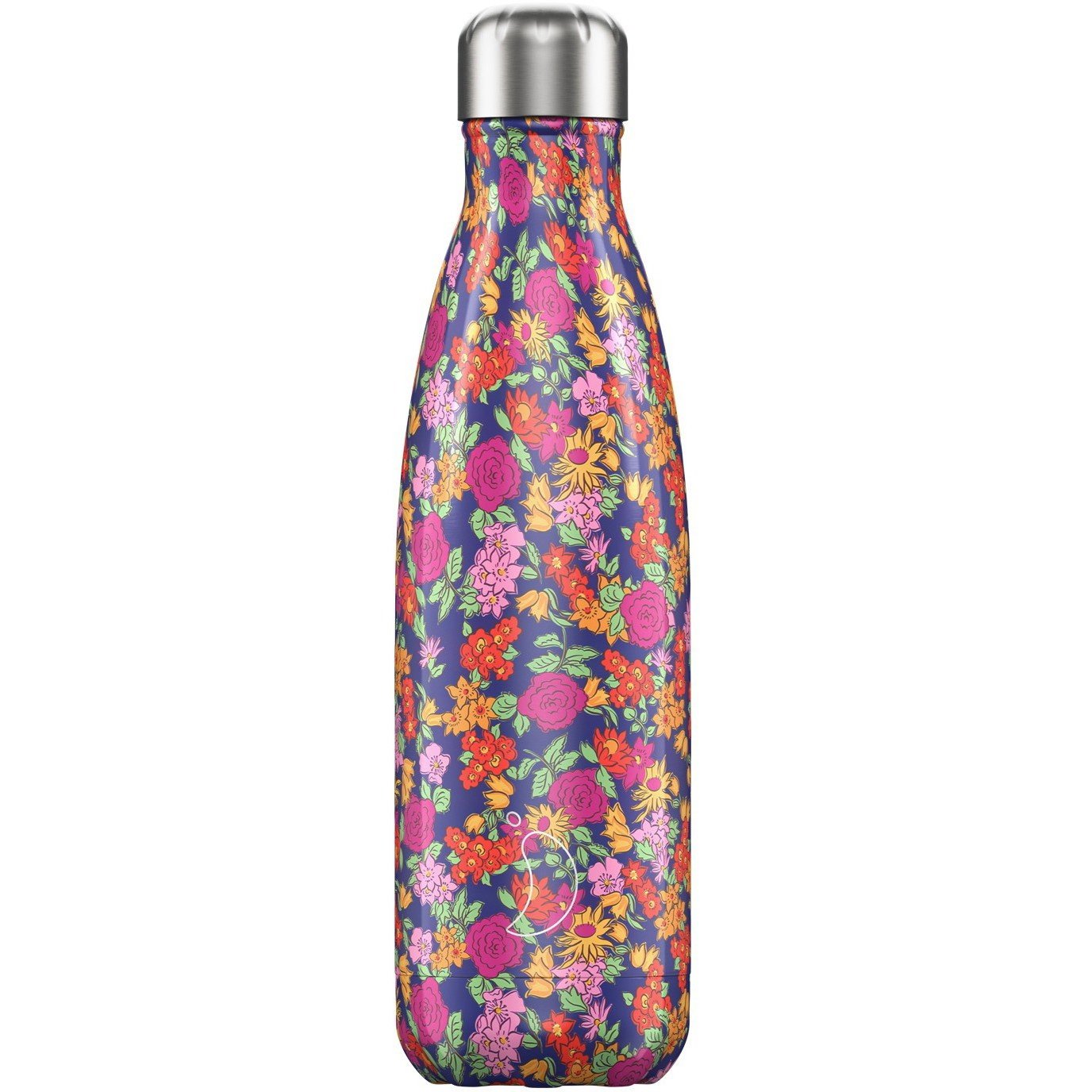 Chilly’s Bottle Floral Edition Wild Rose Ανοξείδωτο Θερμός με Σχέδιο Λουλουδιών 500ml