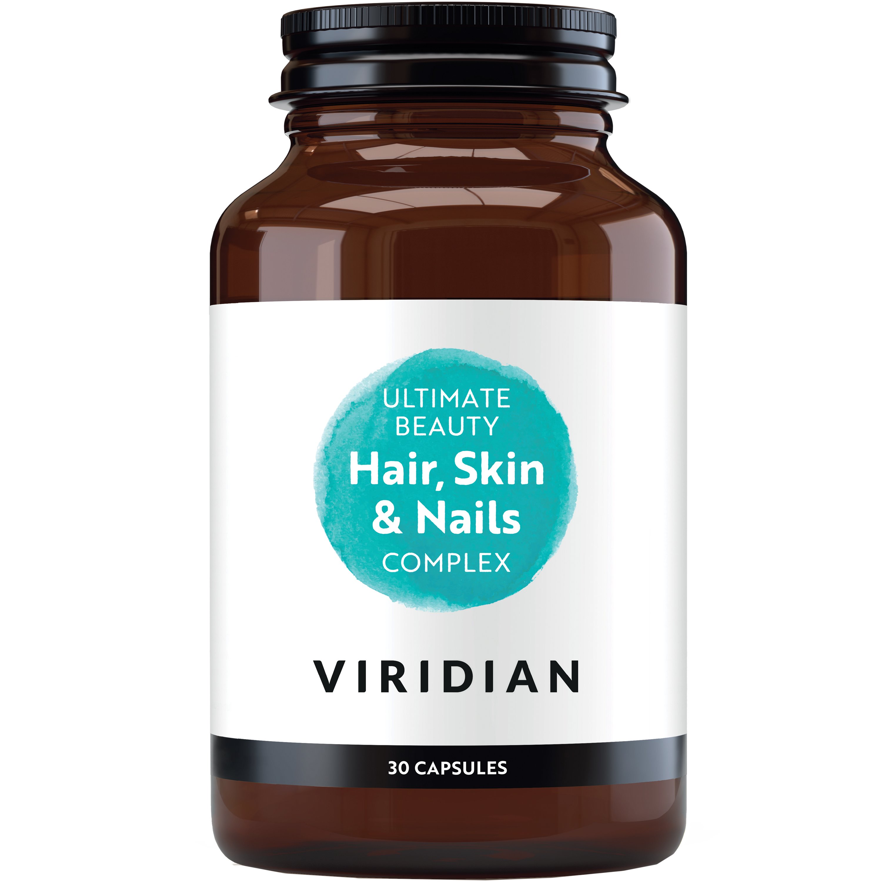 Viridian Viridian Ultimate Beauty Hair, Skin & Nails Complex Συμπλήρωμα Διατροφής Φόρμουλας Βιταμινών, Μετάλλων & Εκχυλίσματος Βοτάνων για την Υποστήριξη των Υποκείμενων Δομών του Υγιούς Δέρματος, Μαλλιών & Νυχιών 30caps