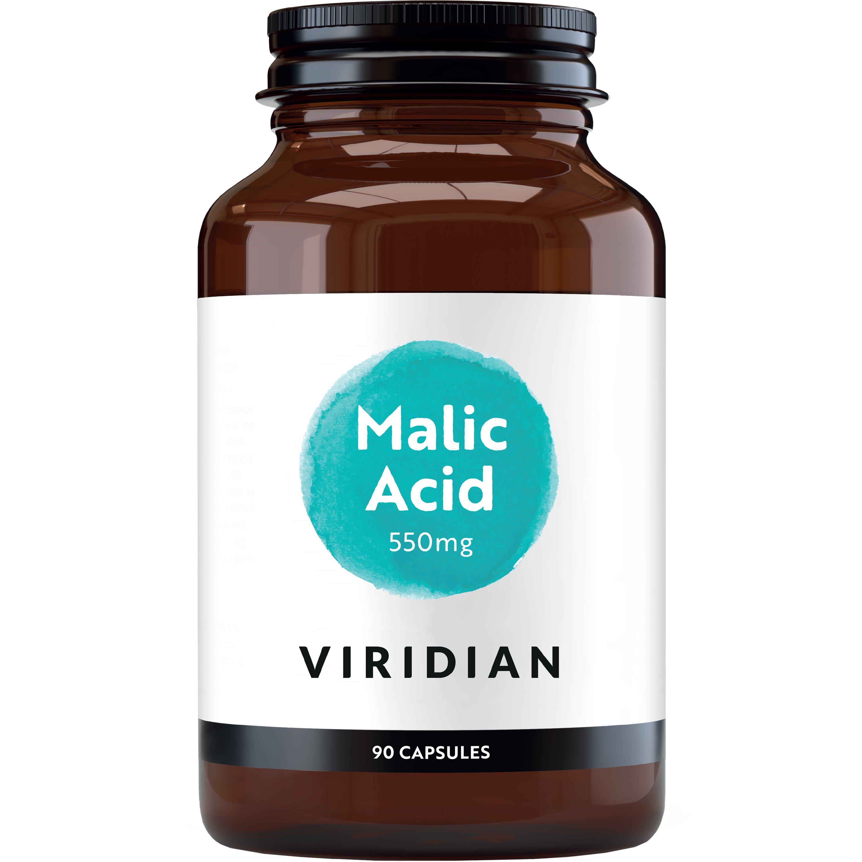 Viridian Viridian Malic Acid 550mg Συμπλήρωμα Διατροφής Μηλικού Οξέος για την Καλή Λειτουργία των Νεφρών με Ισχυρές Αντιοξειδωτικές Ιδιότητες 90caps