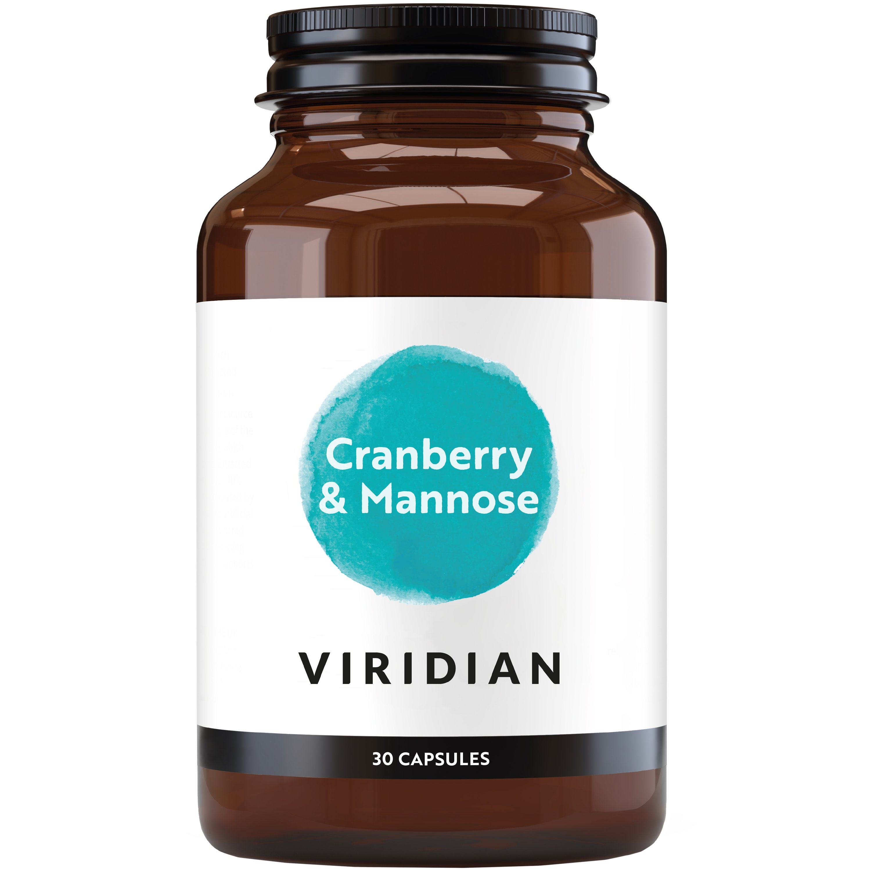 Viridian Viridian Cranberry & Mannose Συμπλήρωμα Διατροφής Εκχυλίσματος Κράνμπερι & D-Μαννόζης για την Αντιμετώπιση Λοιμώξεων του Ουροποιητικού 30caps