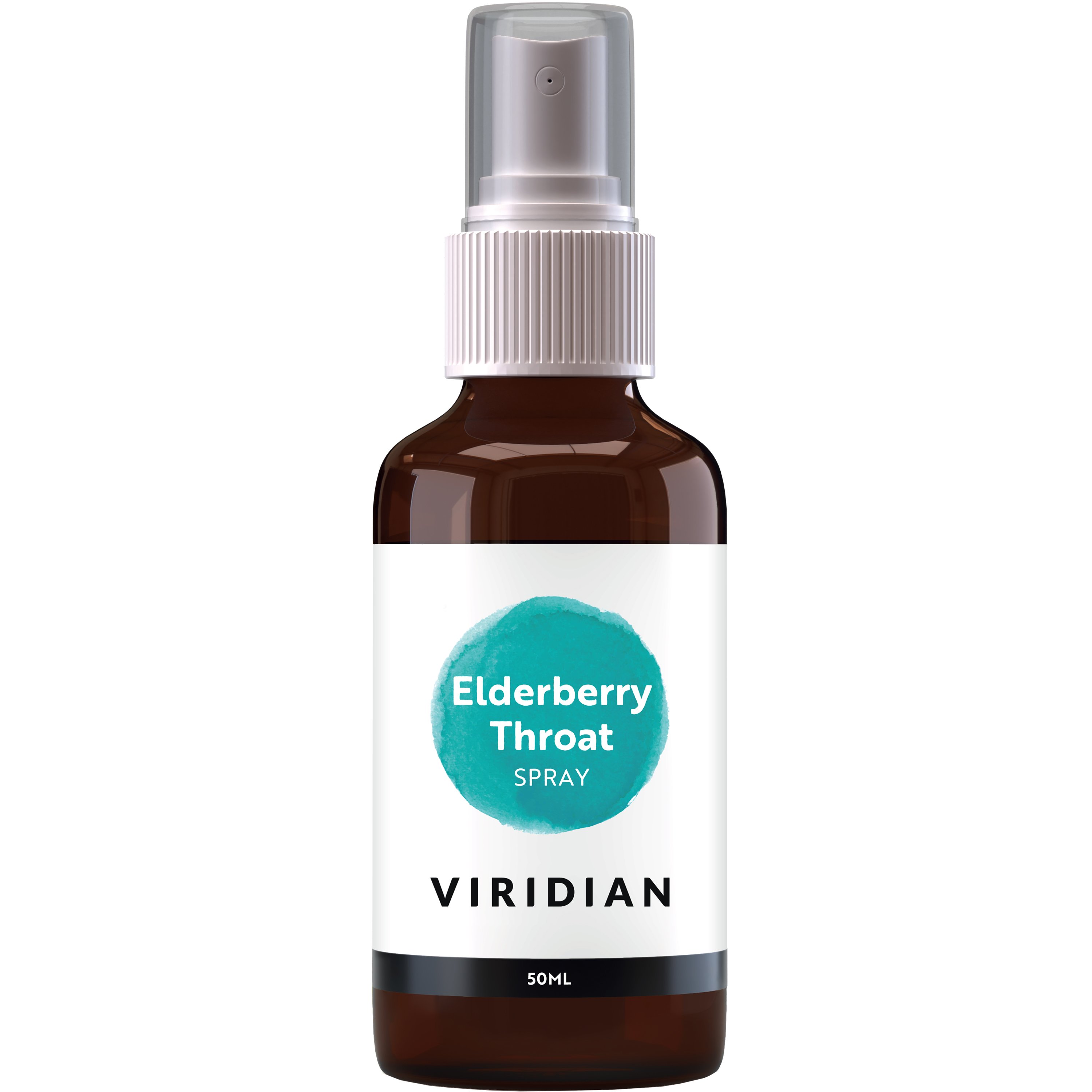 Viridian Viridian Organic Elderberry Throat Spray Συμπλήρωμα Διατροφής Εκχυλίσματος Σαμπούκου με Μέλι Μανούκα & Ρίζα Αλθαίας σε Μορφή Spray για Άμεση Ανακούφιση από Πονόλαιμο & Ξηρό Βήχα 50ml