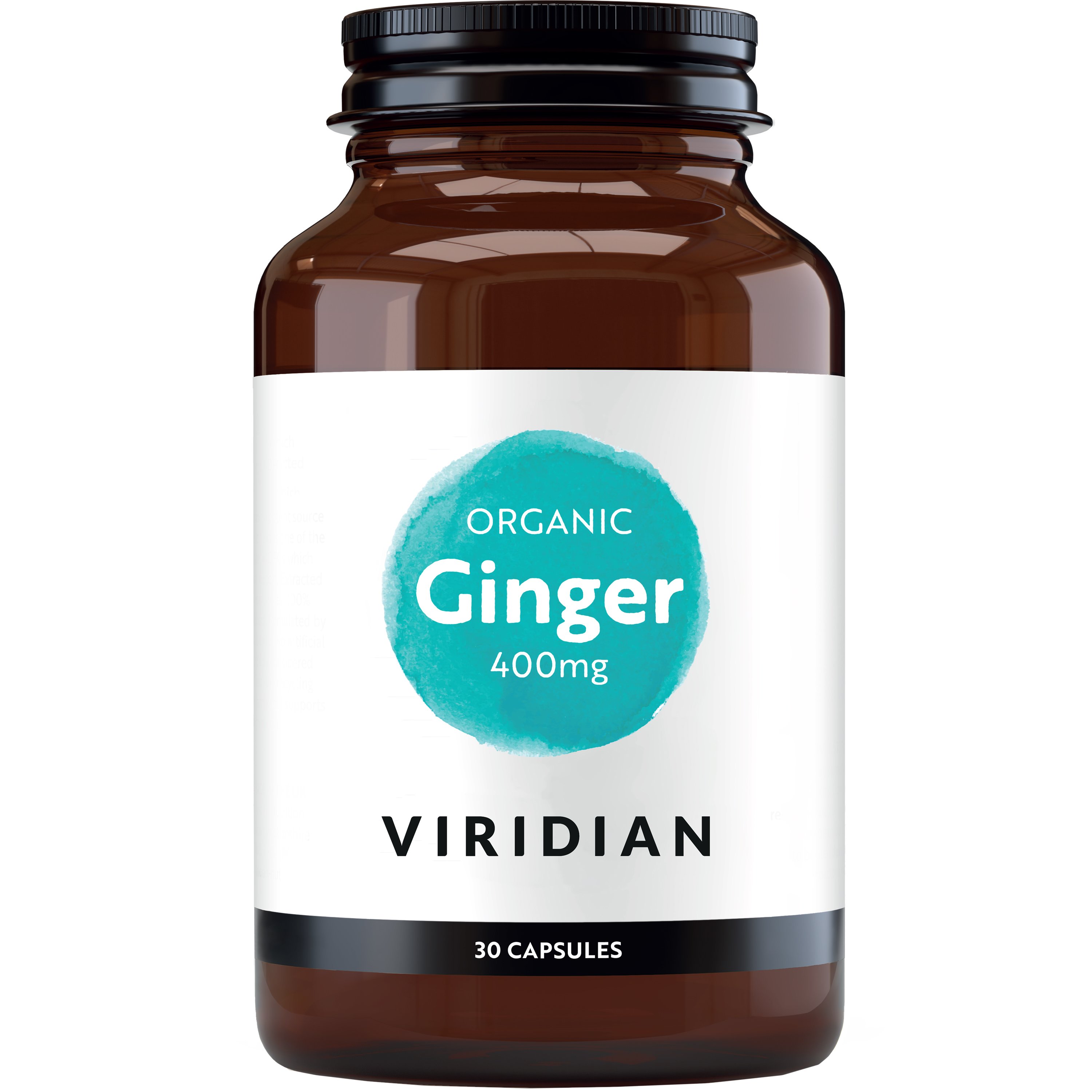 Viridian Viridian Organic Ginger 400mg Συμπλήρωμα Διατροφής Ρίζας Βιολογικού Τζίντζερ Κατά της Ναυτίας για Ενέργεια με Αντιφλεγμονώδεις Ιδιότητες 30caps