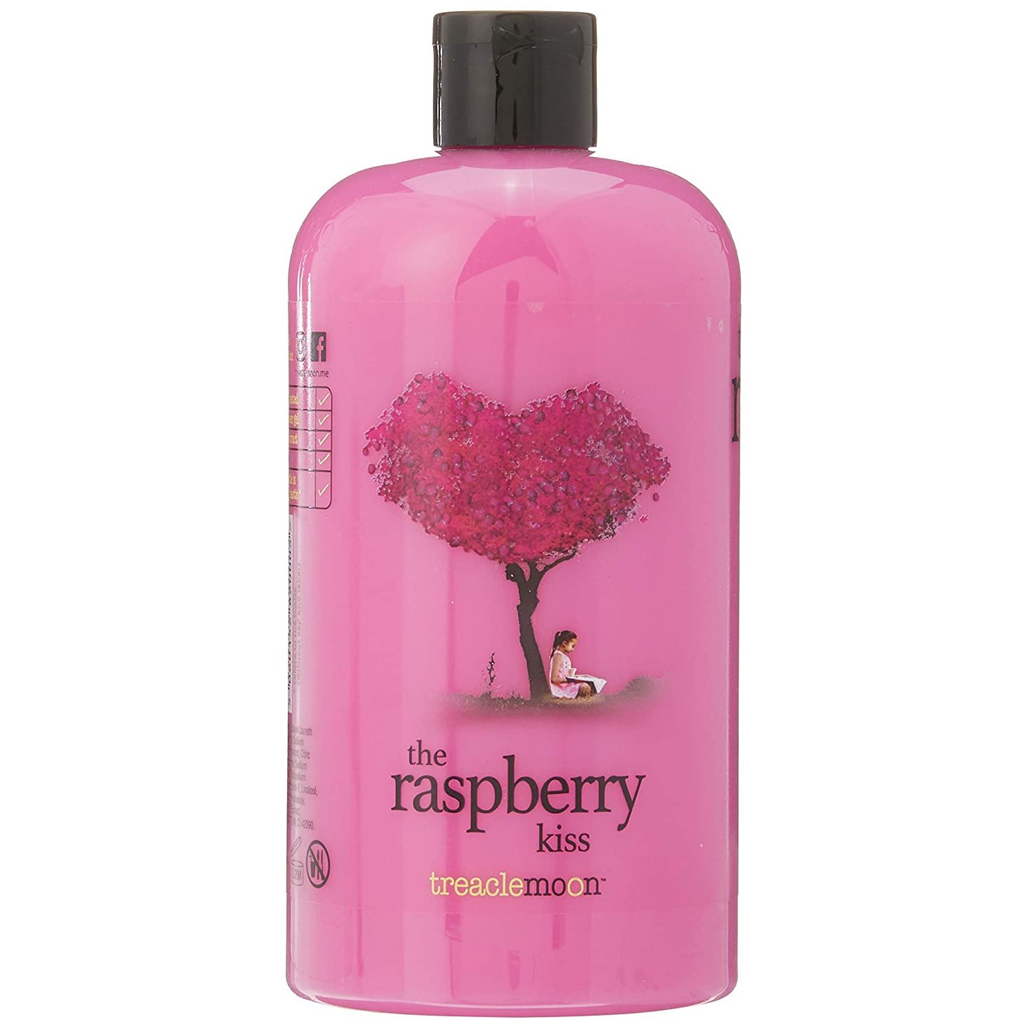 Treaclemoon the Raspberry Kiss Shower & Bath Gel Ενυδατικό & Θρεπτικό Αφρόλουτρο Σώματος με Εκχύλισμα Βατόμουρου 500ml