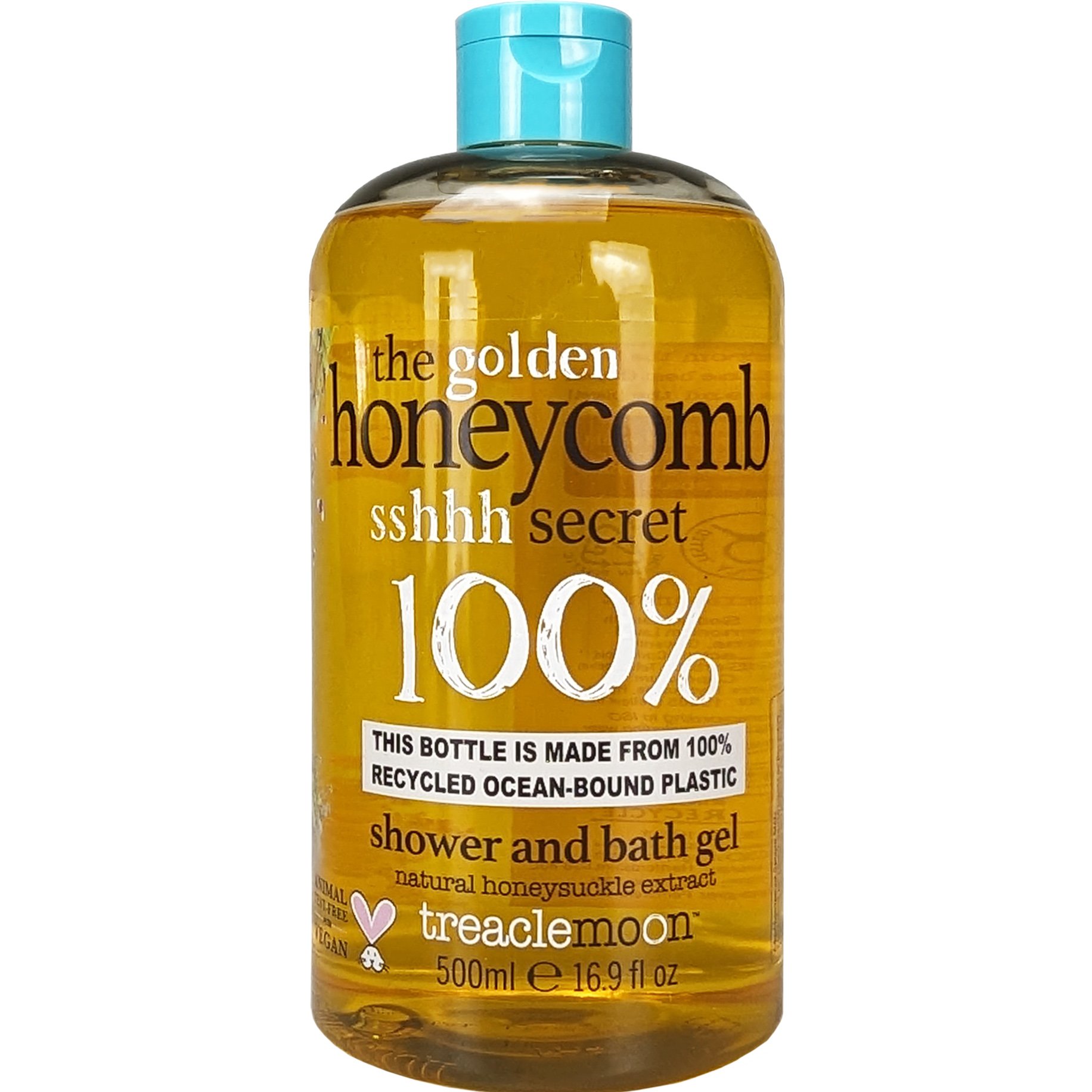 Treaclemoon Treaclemoon The Golden Honeycomb Shower & Bath Gel with Natural Honeysuckle Extract Αναζωογονητικό Αφρόλουτρο Σώματος με Άρωμα Μέλι 500ml