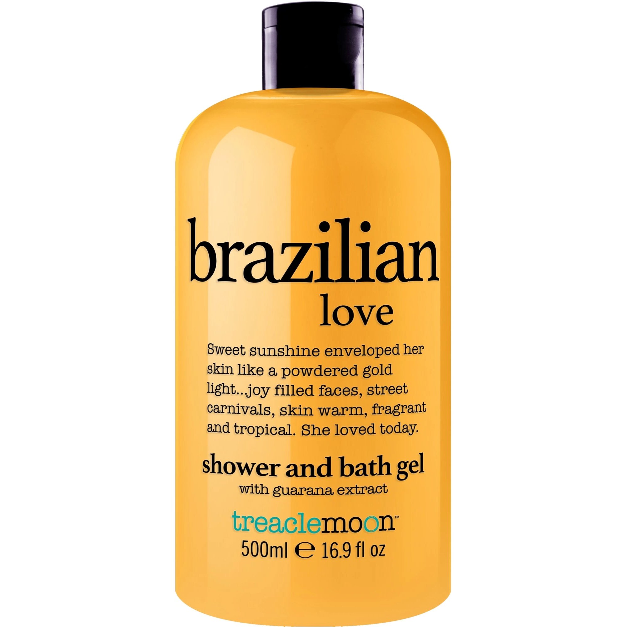 Treaclemoon Brazilian Love Shower & Bath Gel Αναζωογονητικό & Ενυδατικό Αφρόλουτρο Σώματος με Εκχύλισμα Γκουαρανά 500ml