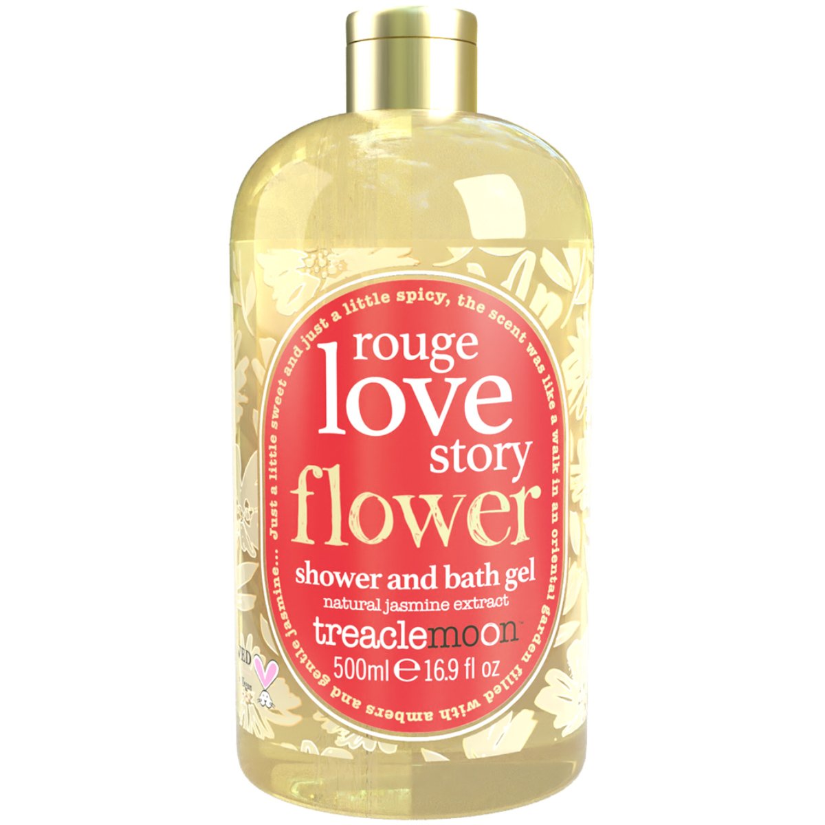 Treaclemoon Treaclemoon Rough Love Story Flower Shower & Bath Gel Ενυδατικό Αφρόλουτρο Σώματος με Άρωμα Γιασεμί 500ml