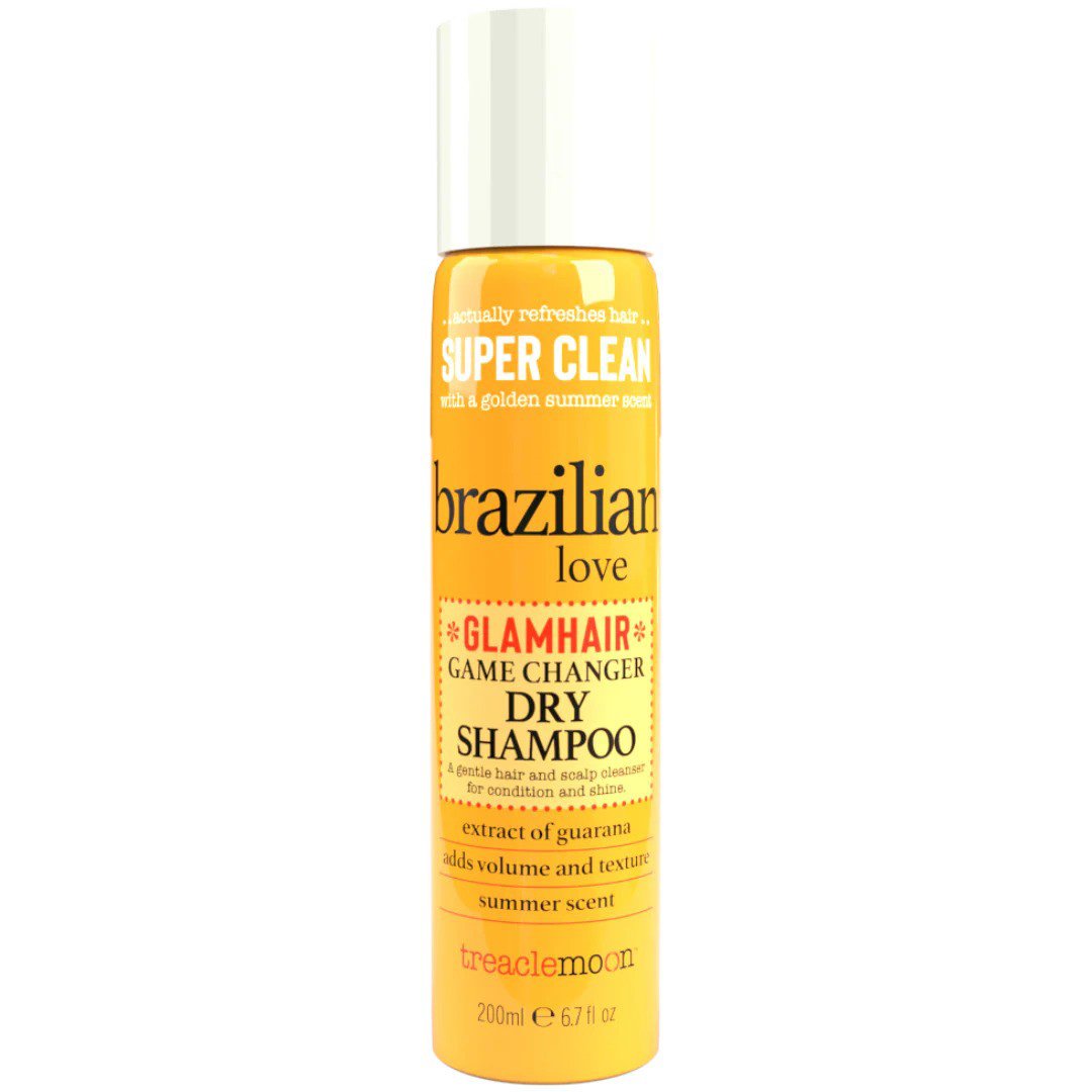 Treaclemoon Treaclemoon Super Clean Brazilian Love Glamhair Dry Shampoo Ξηρό Σαμπουάν που Αναζοωγονεί τα Μαλλιά & τα κρατάει Εξαιρετικά Καθαρά 200ml