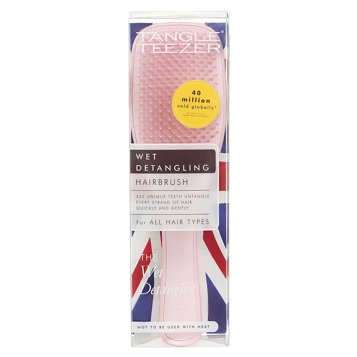 Tangle Teezer Wet Detangler Pink/Pink Ιδανική Βούρτσα για Βρεγμένα Μαλλιά 1 τεμάχιο