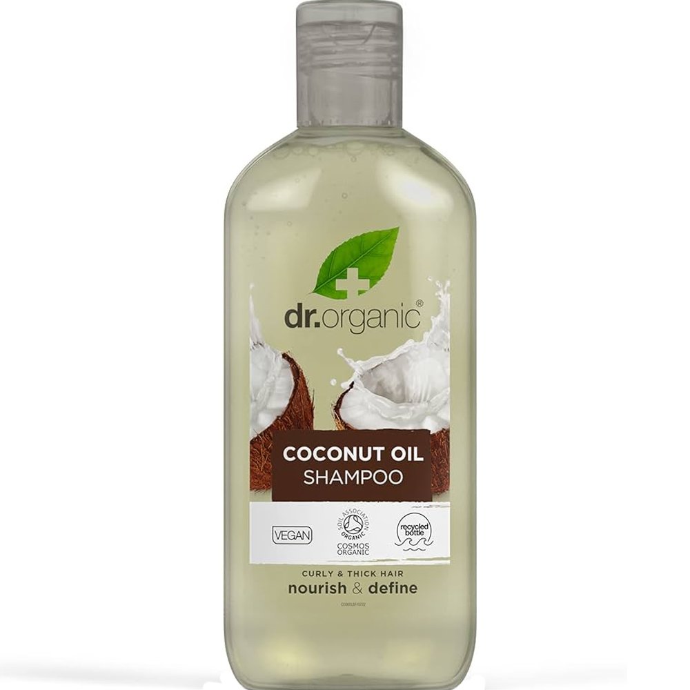 Dr Organic Dr Organic Coconut Oil Shampoo Σαμπουάν με Βιολογικό Έλαιο Καρύδας που Ενυδατώνει & Αναζωογονεί τα Σγουρά & Πυκνά Μαλλιά 265ml