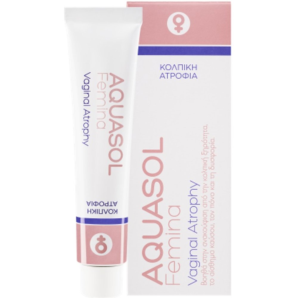 Aquasol Femina Vaginal Atrophy Κρέμα για την Αντιμετώπιση των Συμπτωμάτων της Κολπικής Ατροφίας 30ml