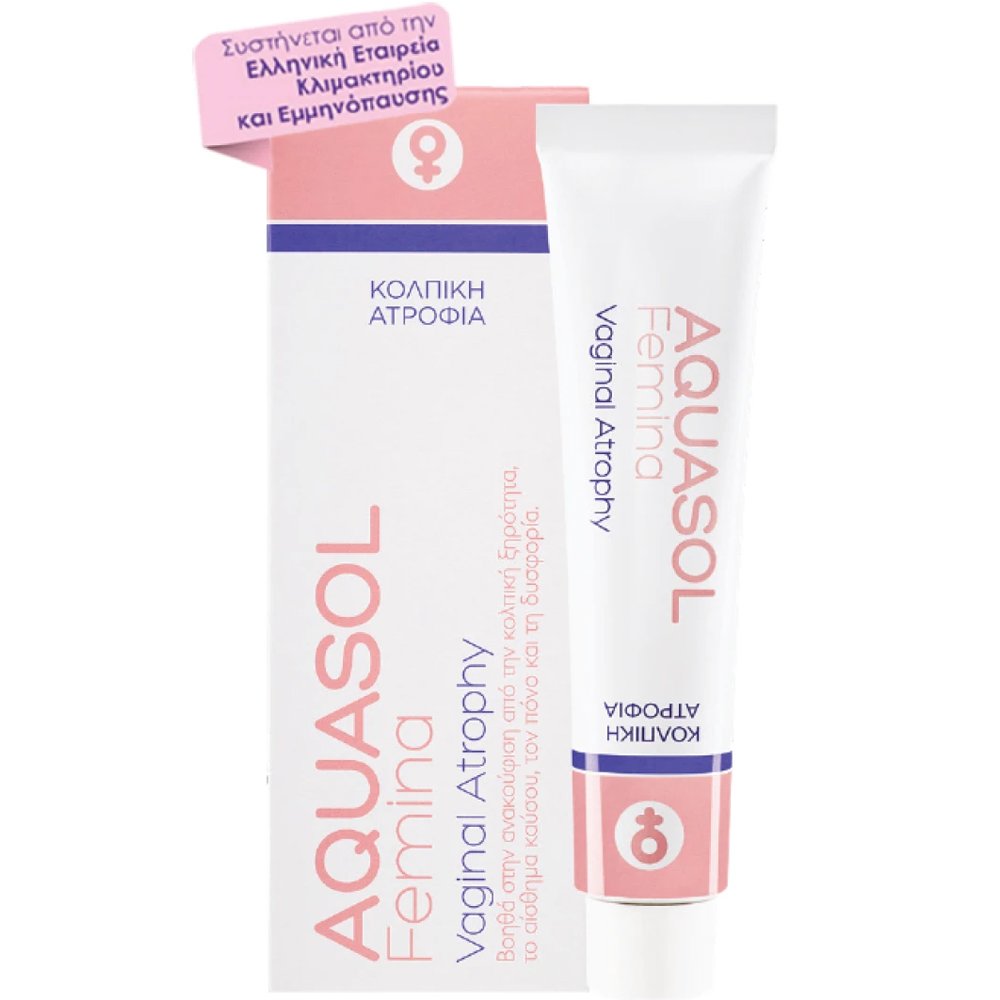 Galenica Galenica Aquasol Femina Vaginal Atrophy Cream Εξειδικευμένη Κρέμα για την Αντιμετώπιση & Πρόληψη της Κολπικής Ξηρότητας & Κολπικής Ατροφίας με Απλικατέρ 30ml